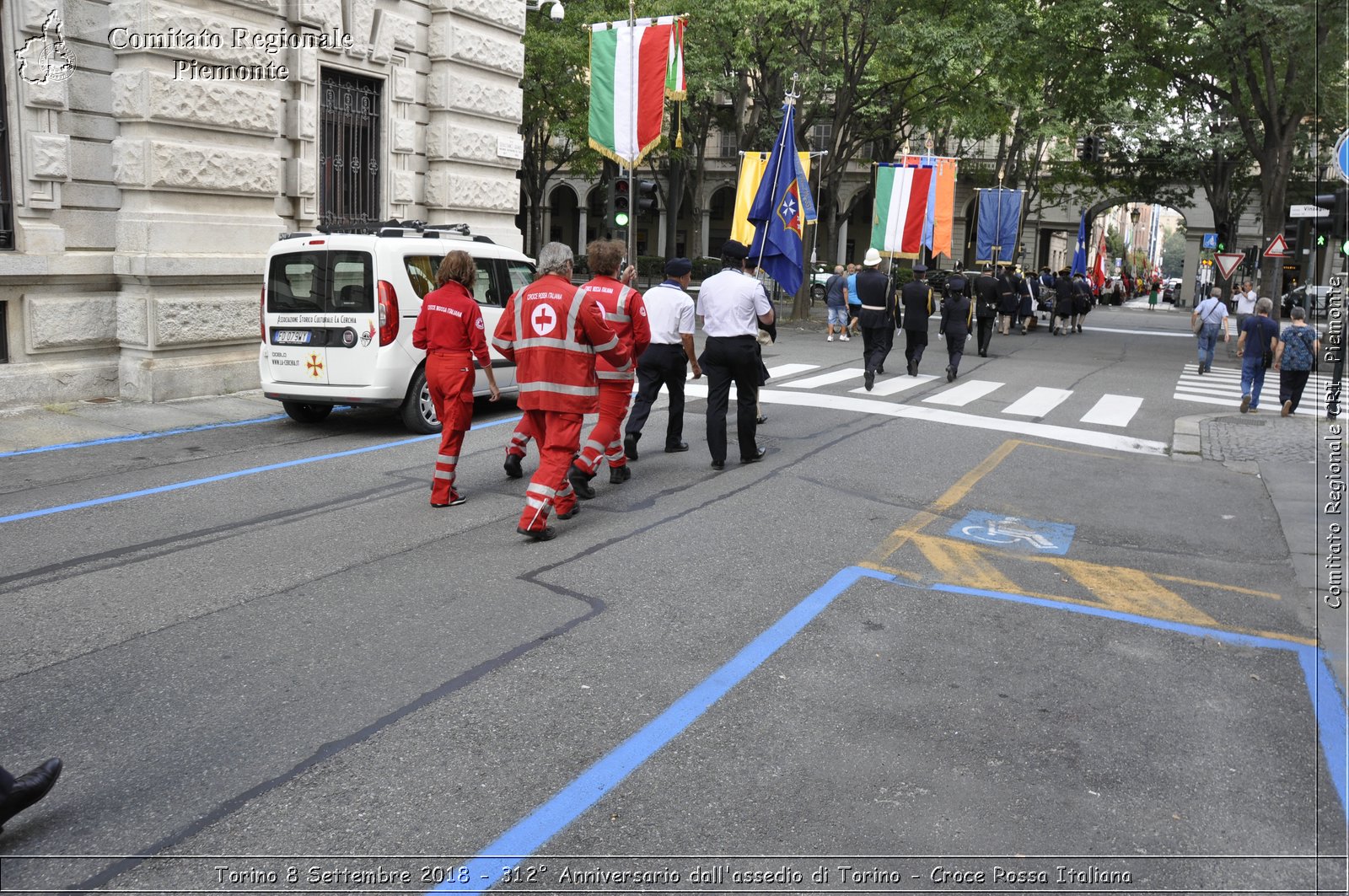 Torino 8 Settembre 2018 - 312 Anniversario dall'assedio di Torino - Croce Rossa Italiana- Comitato Regionale del Piemonte