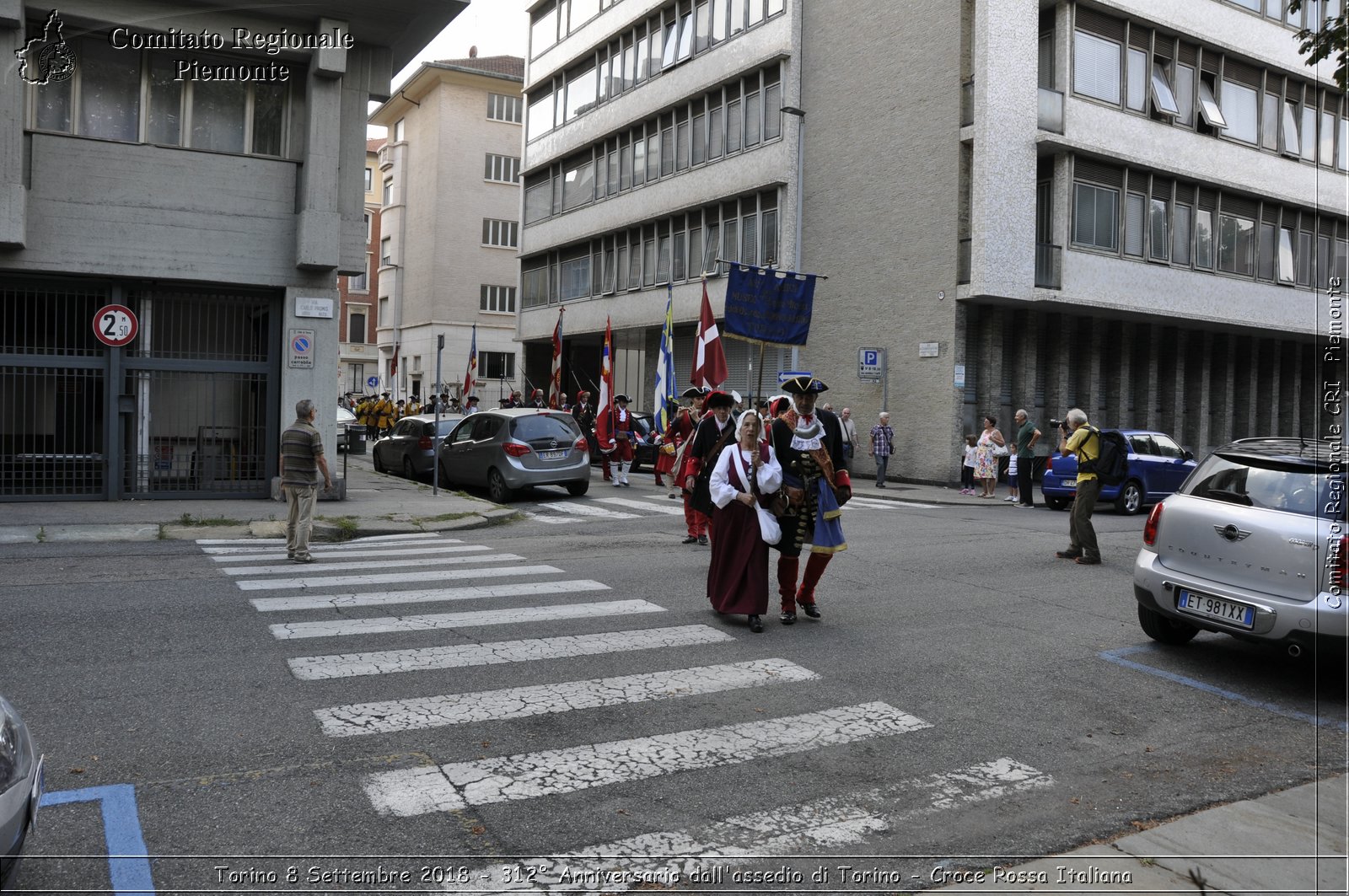 Torino 8 Settembre 2018 - 312 Anniversario dall'assedio di Torino - Croce Rossa Italiana- Comitato Regionale del Piemonte