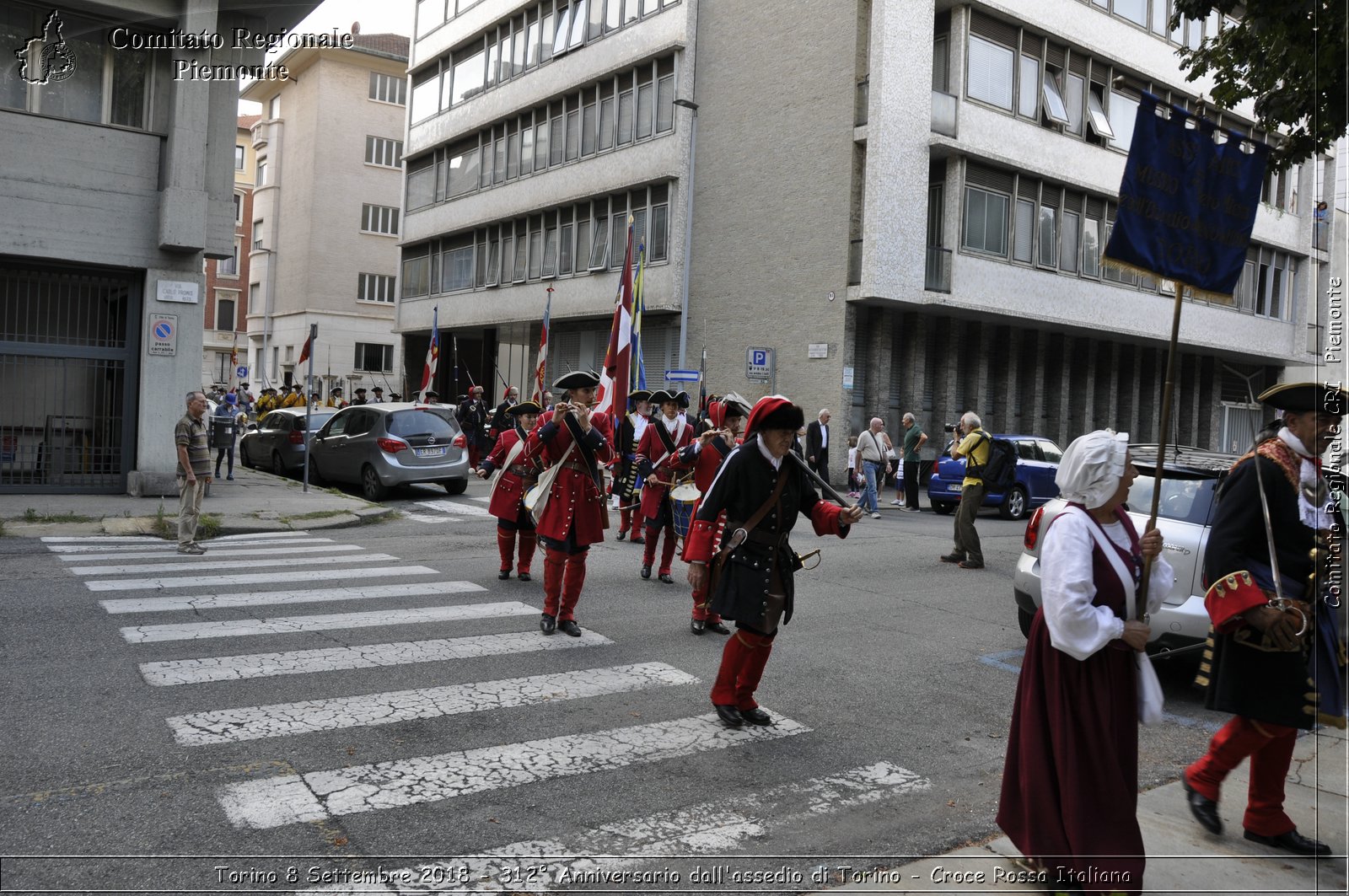 Torino 8 Settembre 2018 - 312 Anniversario dall'assedio di Torino - Croce Rossa Italiana- Comitato Regionale del Piemonte