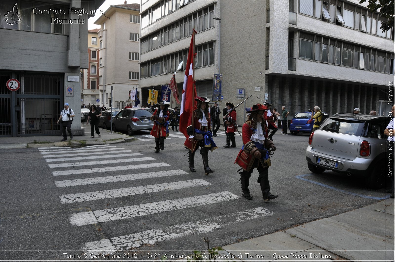 Torino 8 Settembre 2018 - 312 Anniversario dall'assedio di Torino - Croce Rossa Italiana- Comitato Regionale del Piemonte