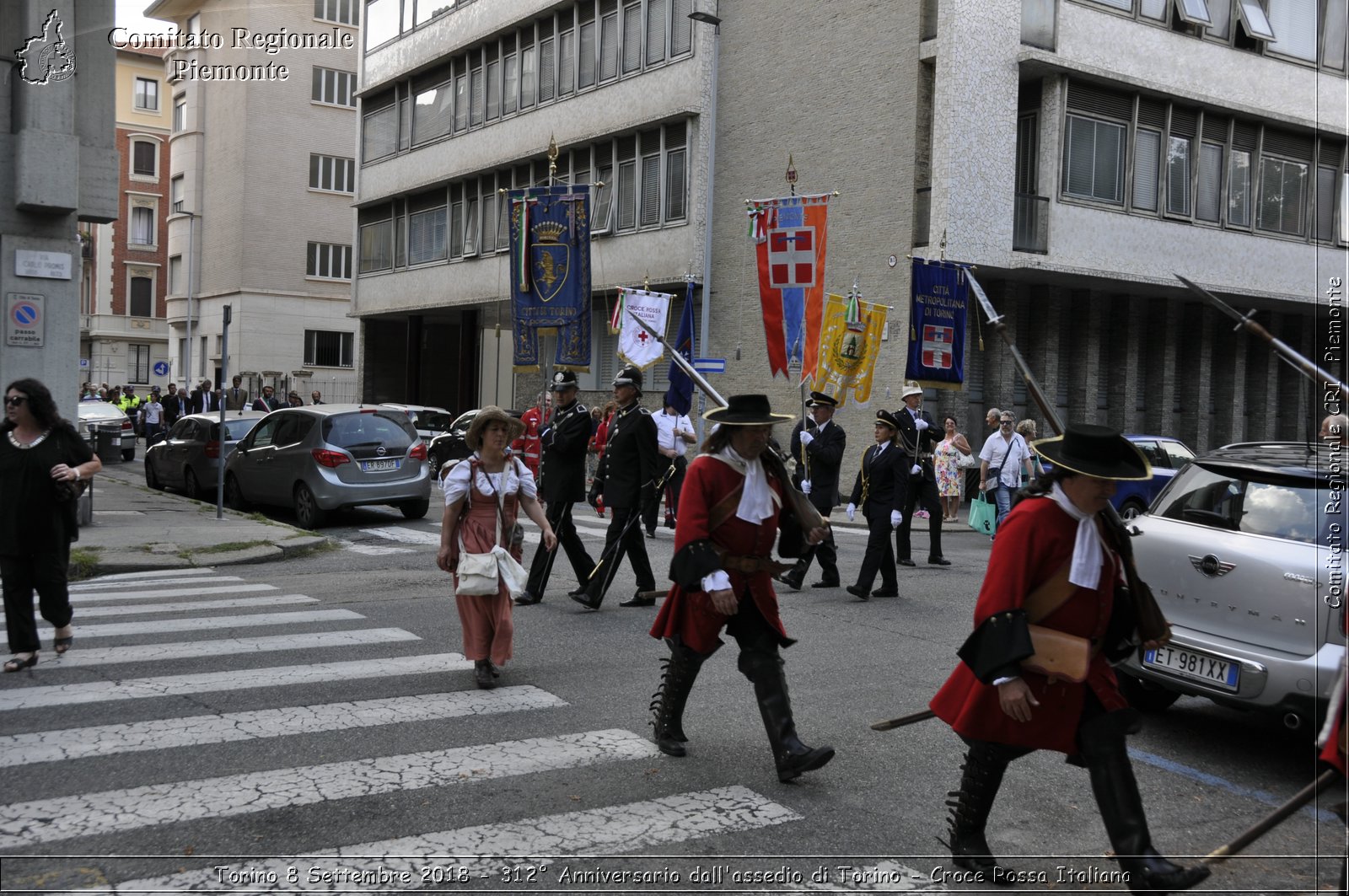 Torino 8 Settembre 2018 - 312 Anniversario dall'assedio di Torino - Croce Rossa Italiana- Comitato Regionale del Piemonte