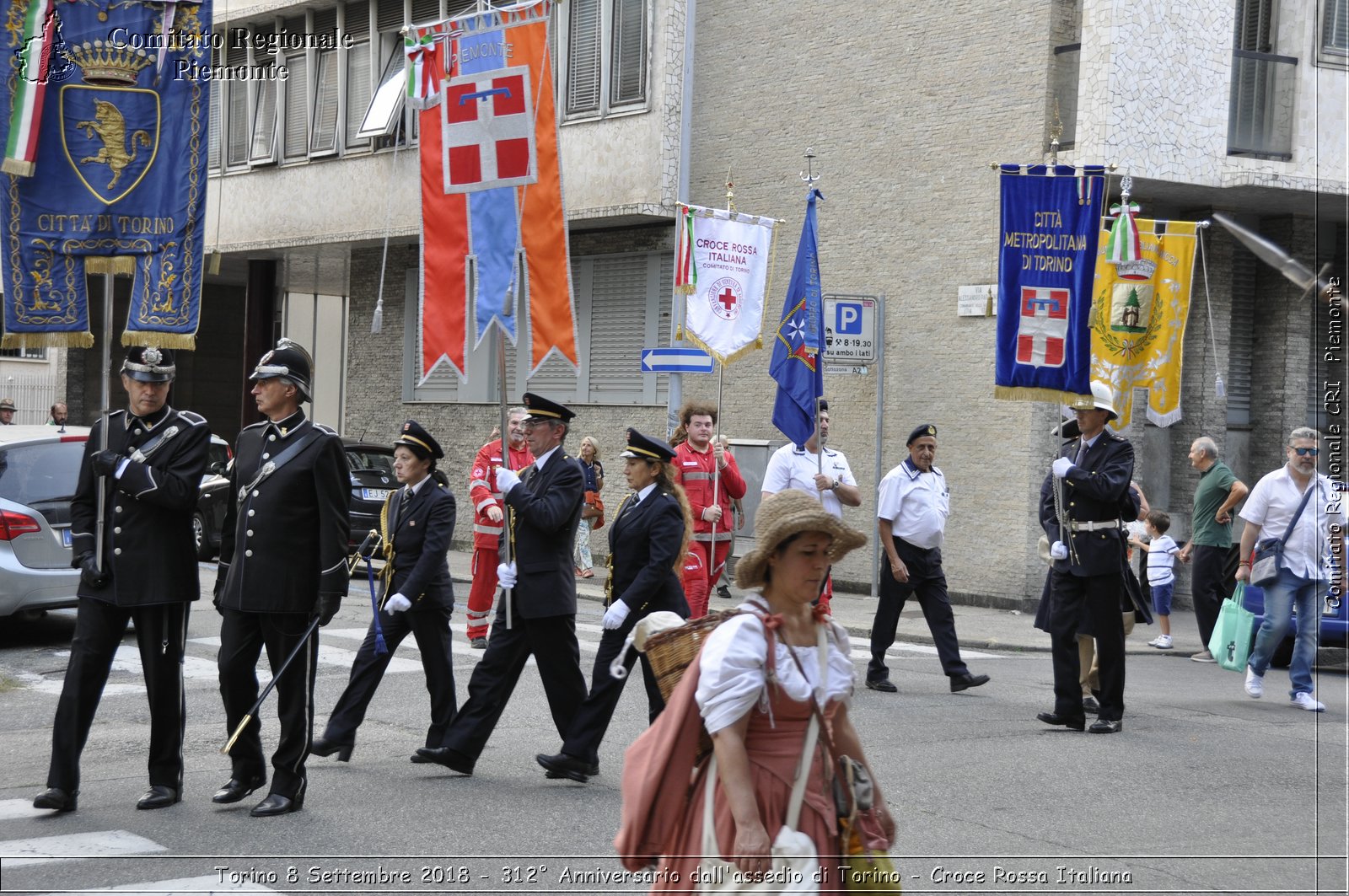 Torino 8 Settembre 2018 - 312 Anniversario dall'assedio di Torino - Croce Rossa Italiana- Comitato Regionale del Piemonte