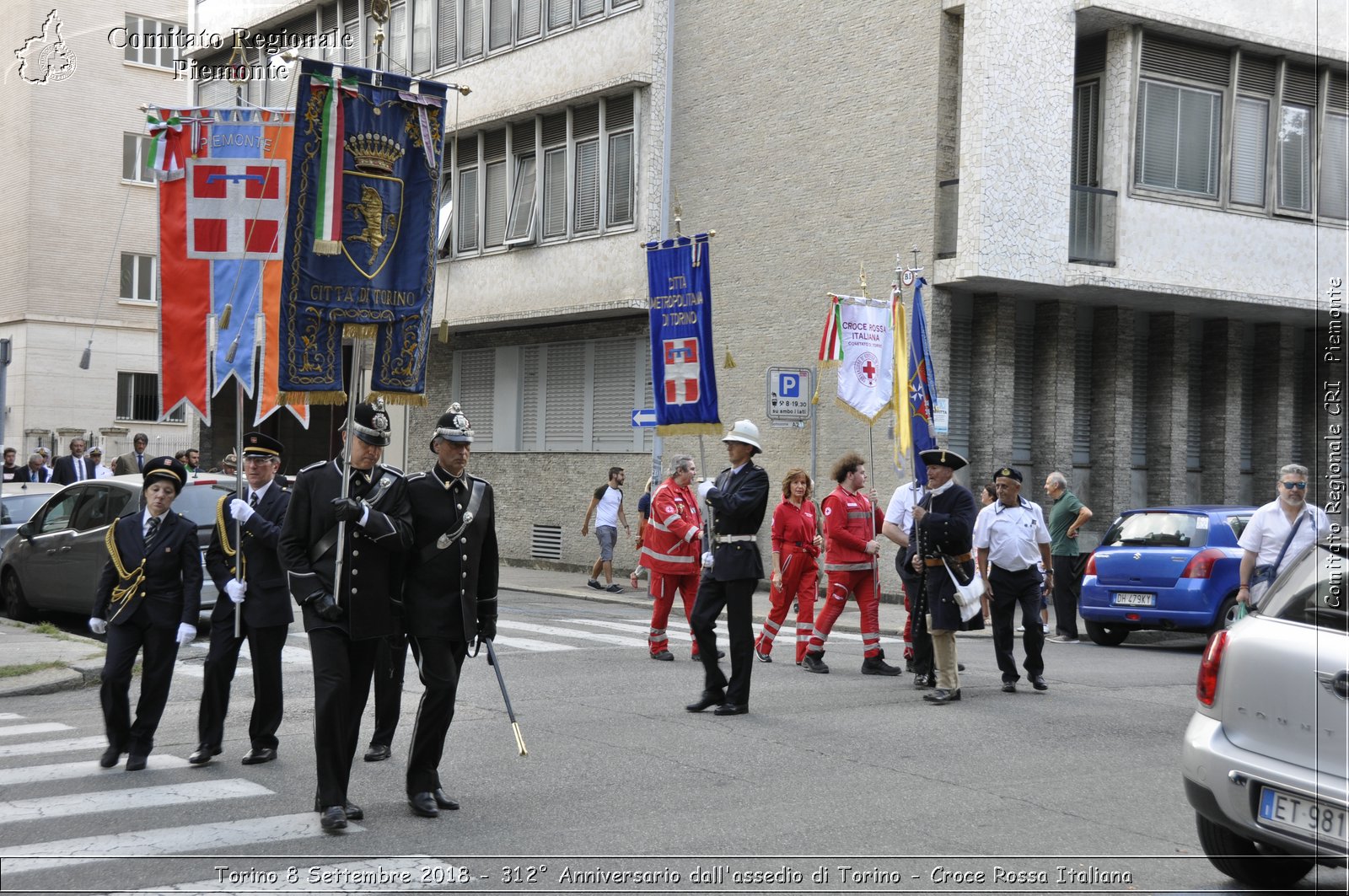 Torino 8 Settembre 2018 - 312 Anniversario dall'assedio di Torino - Croce Rossa Italiana- Comitato Regionale del Piemonte