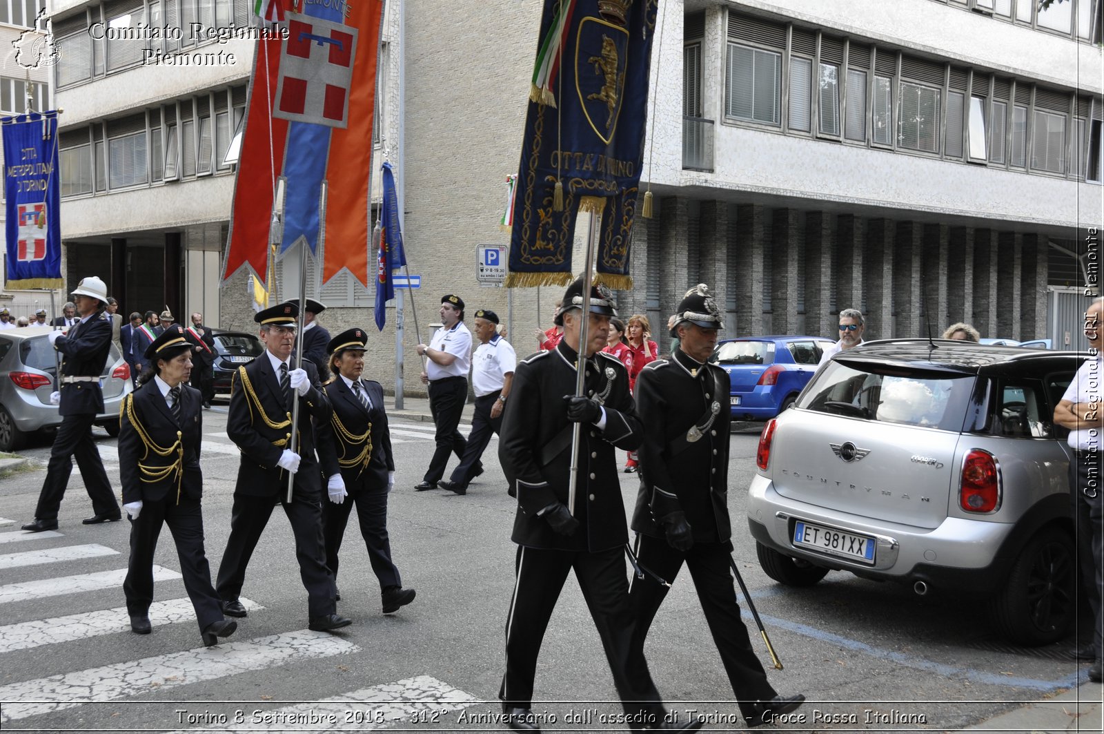 Torino 8 Settembre 2018 - 312 Anniversario dall'assedio di Torino - Croce Rossa Italiana- Comitato Regionale del Piemonte