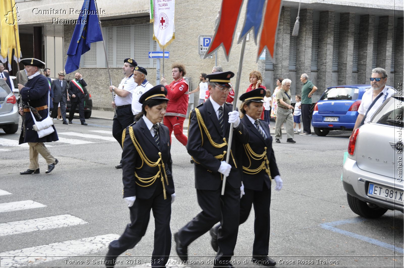 Torino 8 Settembre 2018 - 312 Anniversario dall'assedio di Torino - Croce Rossa Italiana- Comitato Regionale del Piemonte