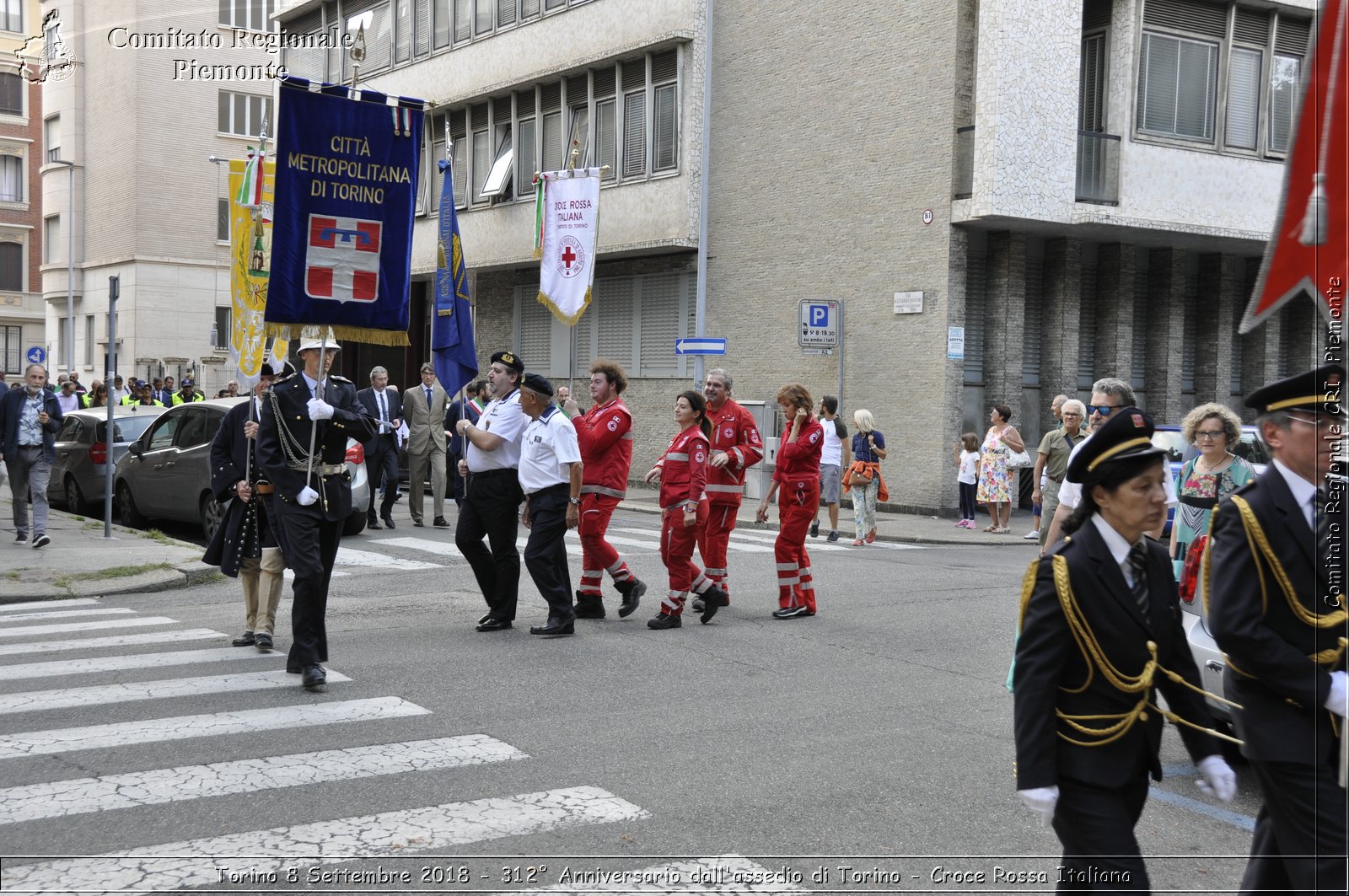 Torino 8 Settembre 2018 - 312 Anniversario dall'assedio di Torino - Croce Rossa Italiana- Comitato Regionale del Piemonte