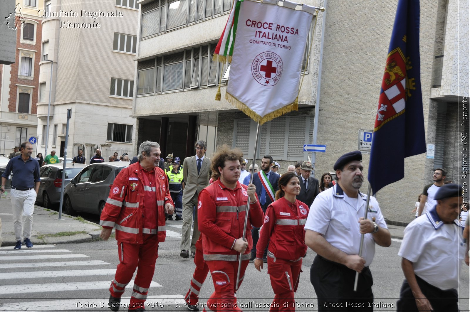 Torino 8 Settembre 2018 - 312 Anniversario dall'assedio di Torino - Croce Rossa Italiana- Comitato Regionale del Piemonte