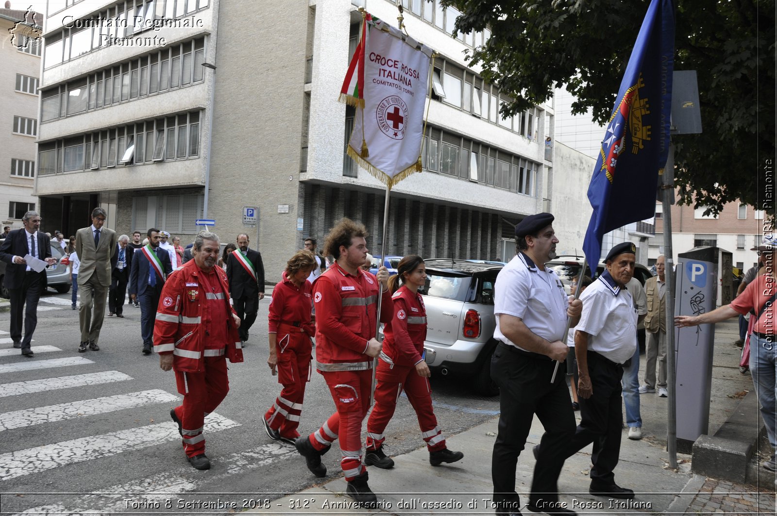 Torino 8 Settembre 2018 - 312 Anniversario dall'assedio di Torino - Croce Rossa Italiana- Comitato Regionale del Piemonte