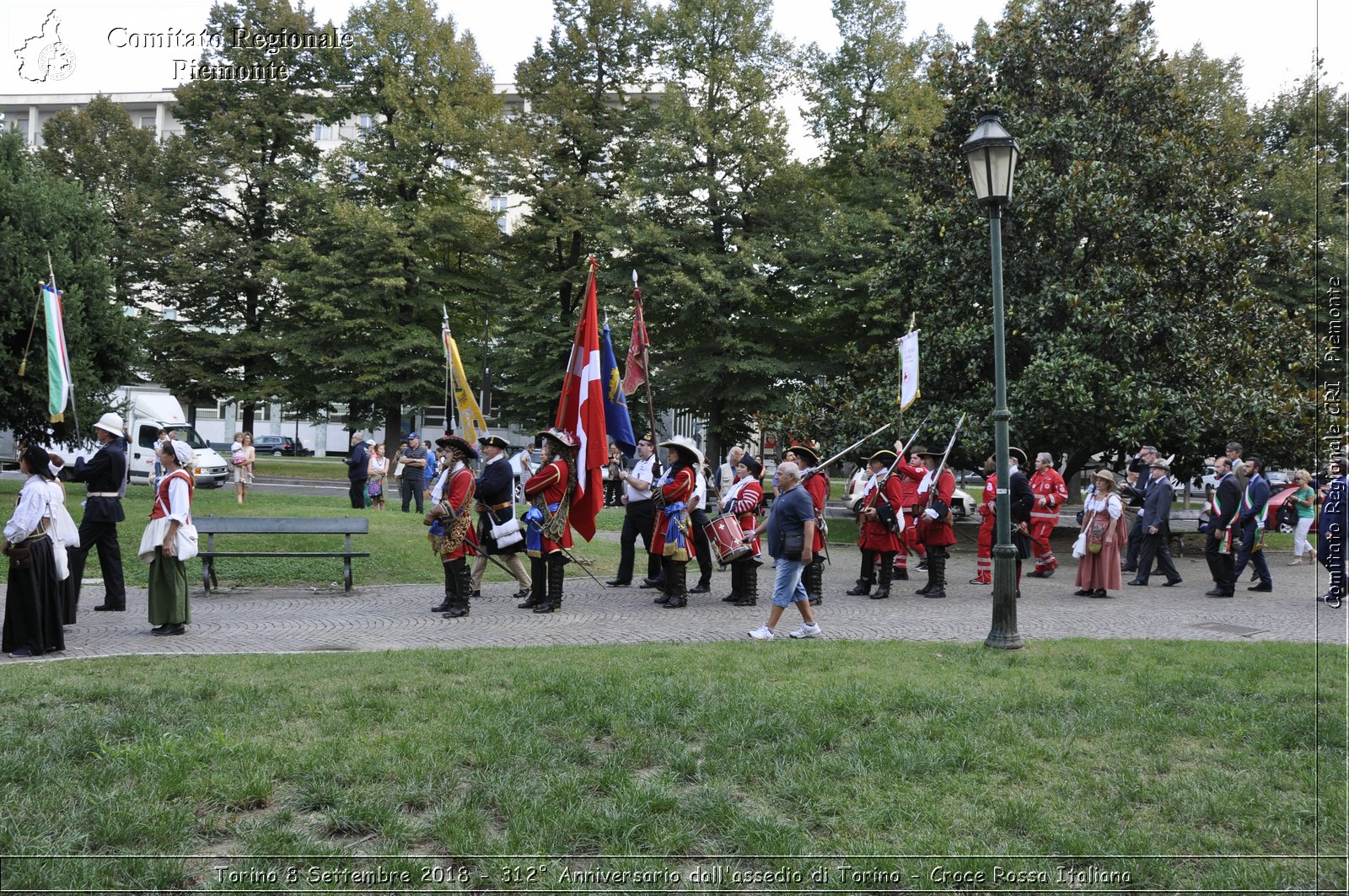 Torino 8 Settembre 2018 - 312 Anniversario dall'assedio di Torino - Croce Rossa Italiana- Comitato Regionale del Piemonte