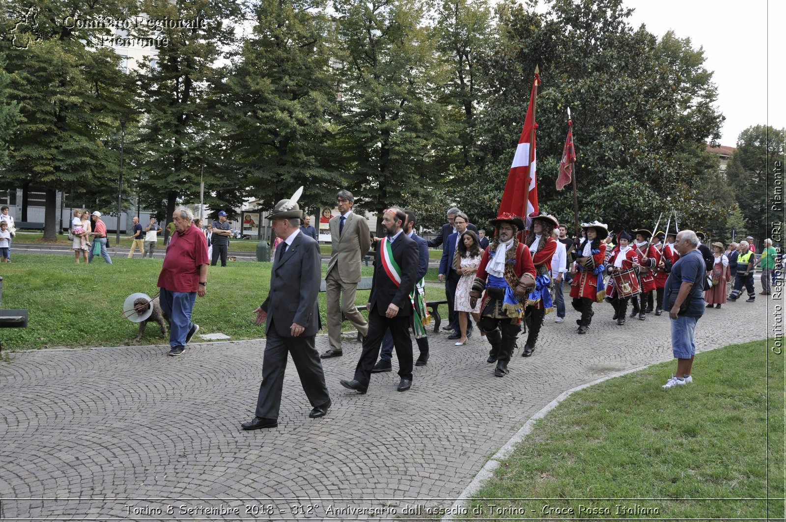 Torino 8 Settembre 2018 - 312 Anniversario dall'assedio di Torino - Croce Rossa Italiana- Comitato Regionale del Piemonte