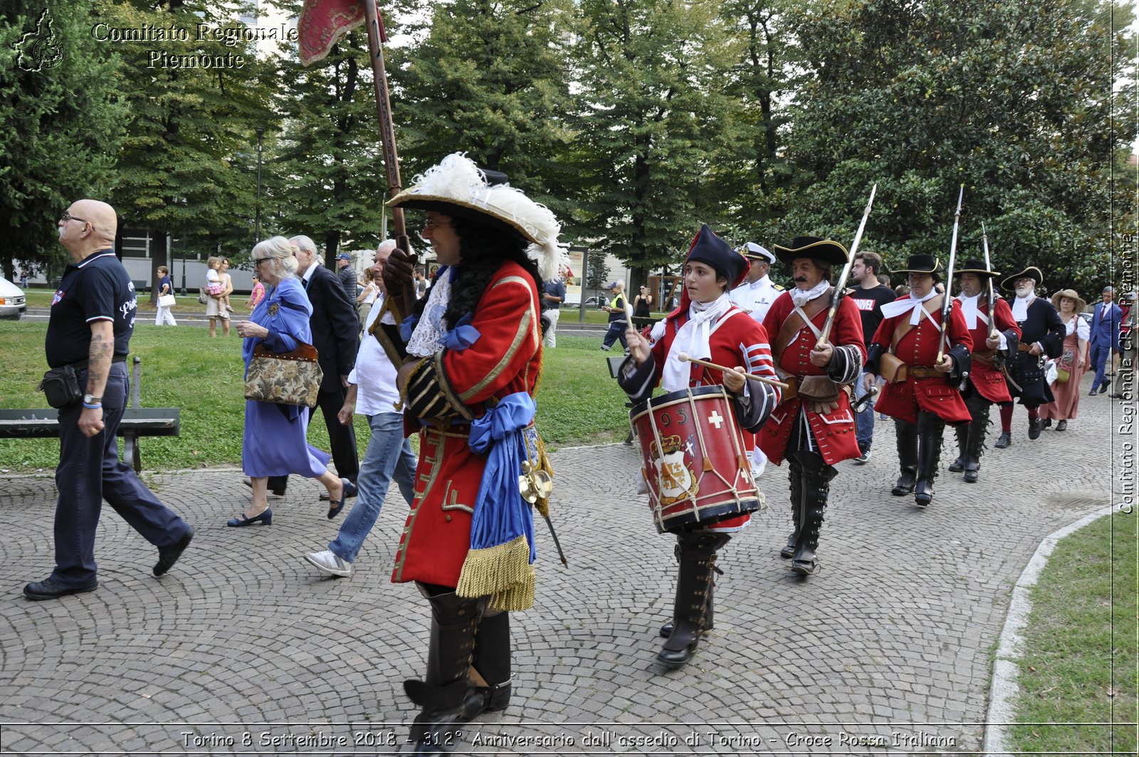 Torino 8 Settembre 2018 - 312 Anniversario dall'assedio di Torino - Croce Rossa Italiana- Comitato Regionale del Piemonte