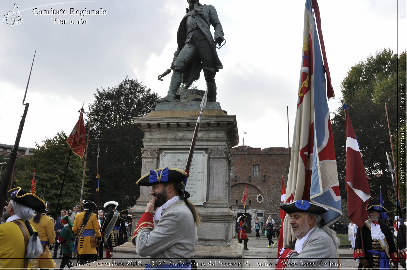 Torino 8 Settembre 2018 - 312 Anniversario dall'assedio di Torino - Croce Rossa Italiana- Comitato Regionale del Piemonte