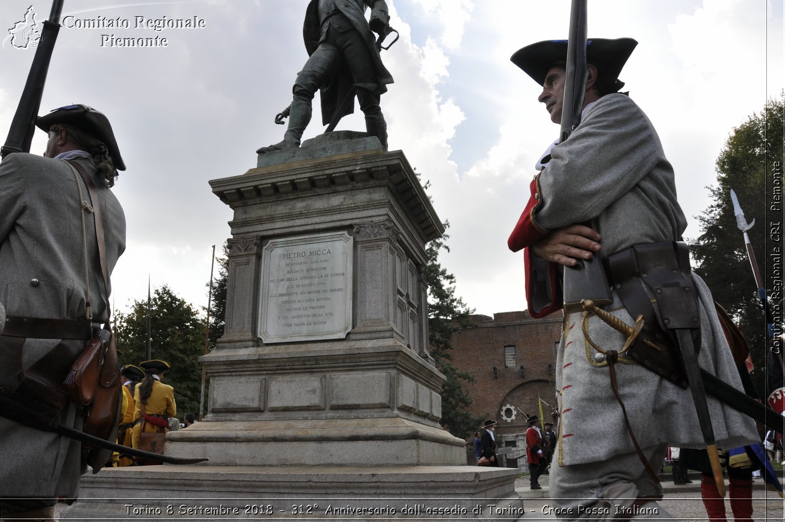 Torino 8 Settembre 2018 - 312 Anniversario dall'assedio di Torino - Croce Rossa Italiana- Comitato Regionale del Piemonte