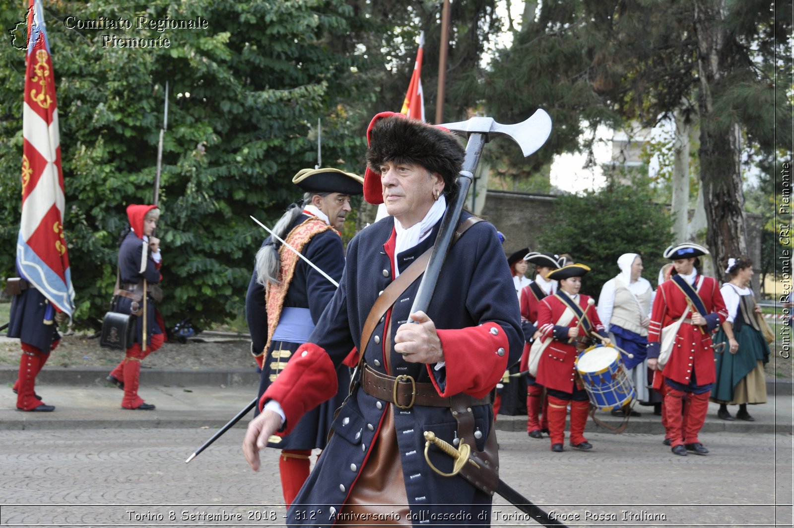 Torino 8 Settembre 2018 - 312 Anniversario dall'assedio di Torino - Croce Rossa Italiana- Comitato Regionale del Piemonte