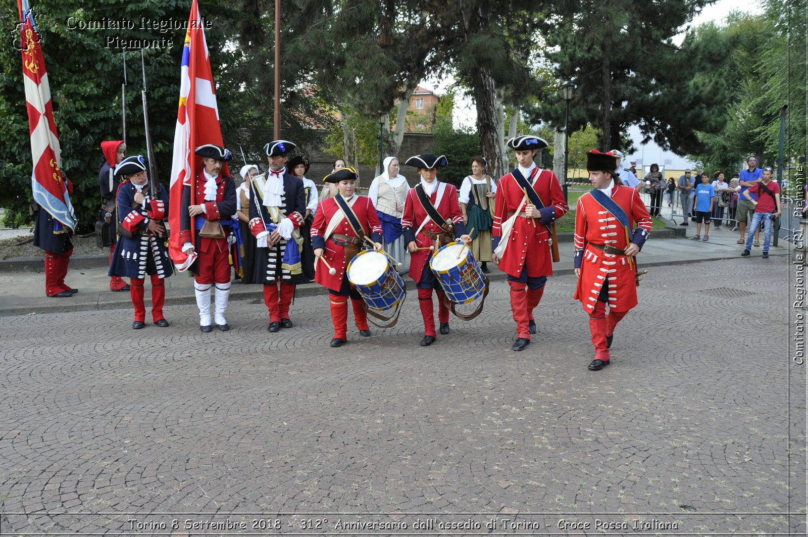 Torino 8 Settembre 2018 - 312 Anniversario dall'assedio di Torino - Croce Rossa Italiana- Comitato Regionale del Piemonte