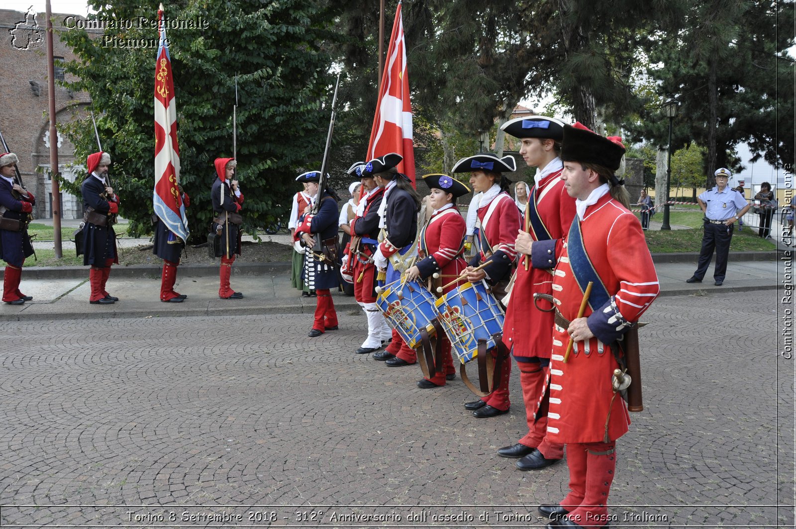 Torino 8 Settembre 2018 - 312 Anniversario dall'assedio di Torino - Croce Rossa Italiana- Comitato Regionale del Piemonte