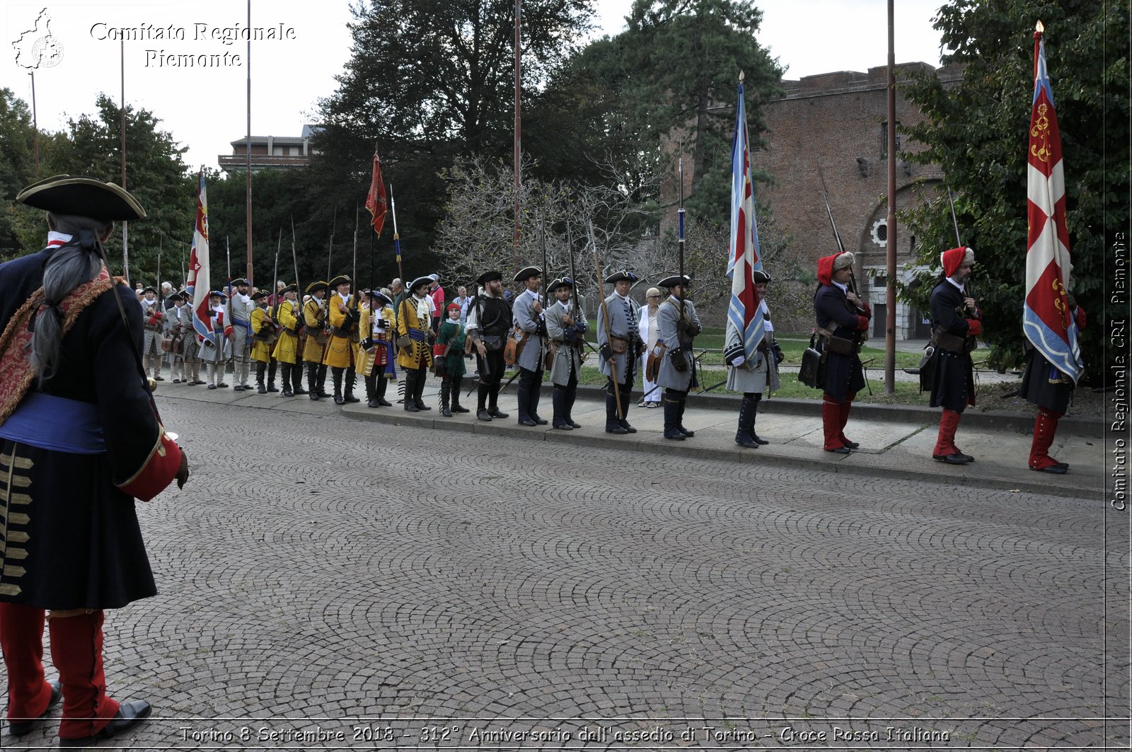 Torino 8 Settembre 2018 - 312 Anniversario dall'assedio di Torino - Croce Rossa Italiana- Comitato Regionale del Piemonte