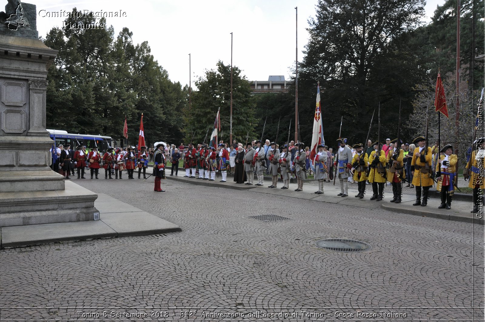 Torino 8 Settembre 2018 - 312 Anniversario dall'assedio di Torino - Croce Rossa Italiana- Comitato Regionale del Piemonte