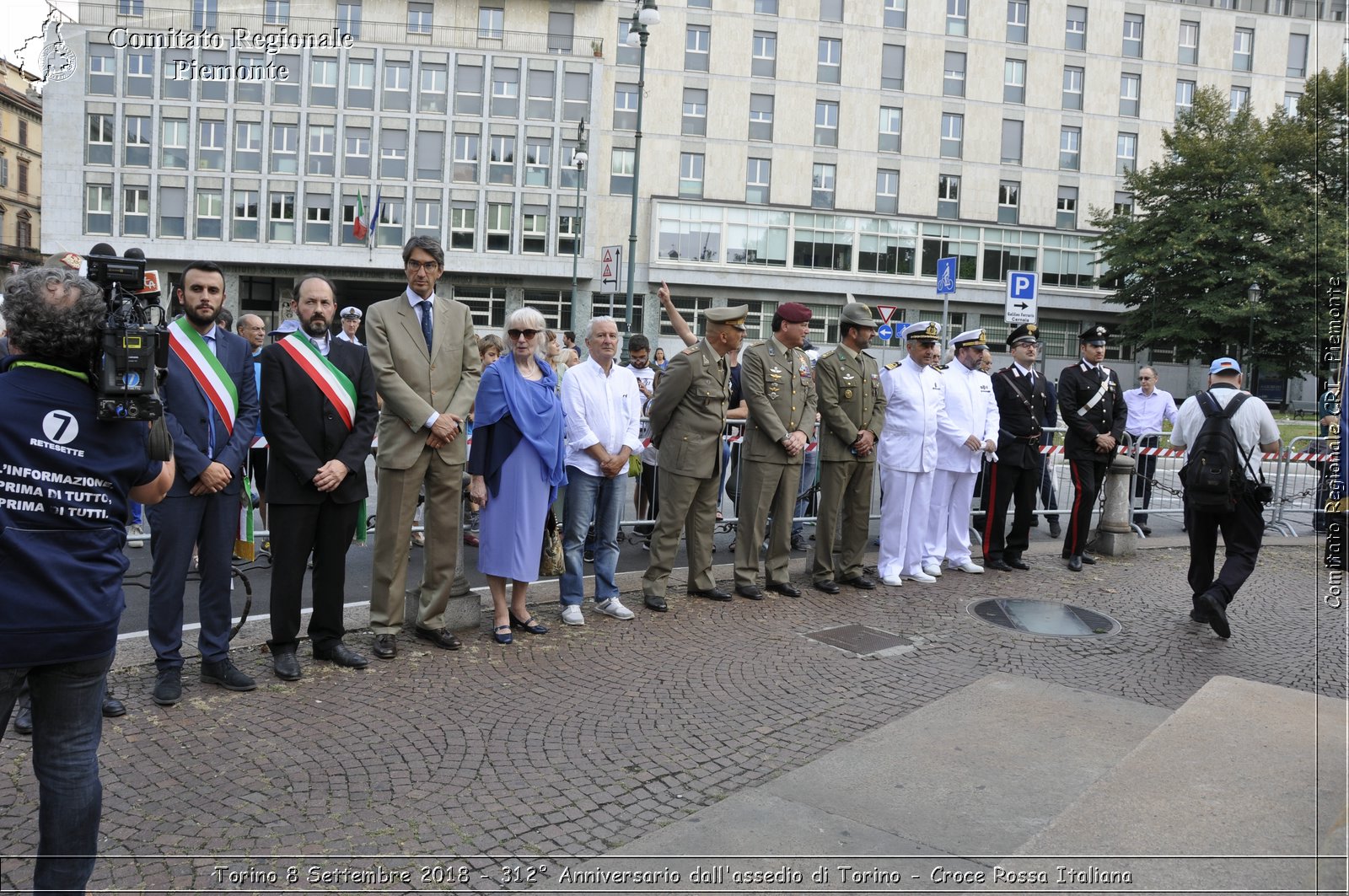 Torino 8 Settembre 2018 - 312 Anniversario dall'assedio di Torino - Croce Rossa Italiana- Comitato Regionale del Piemonte