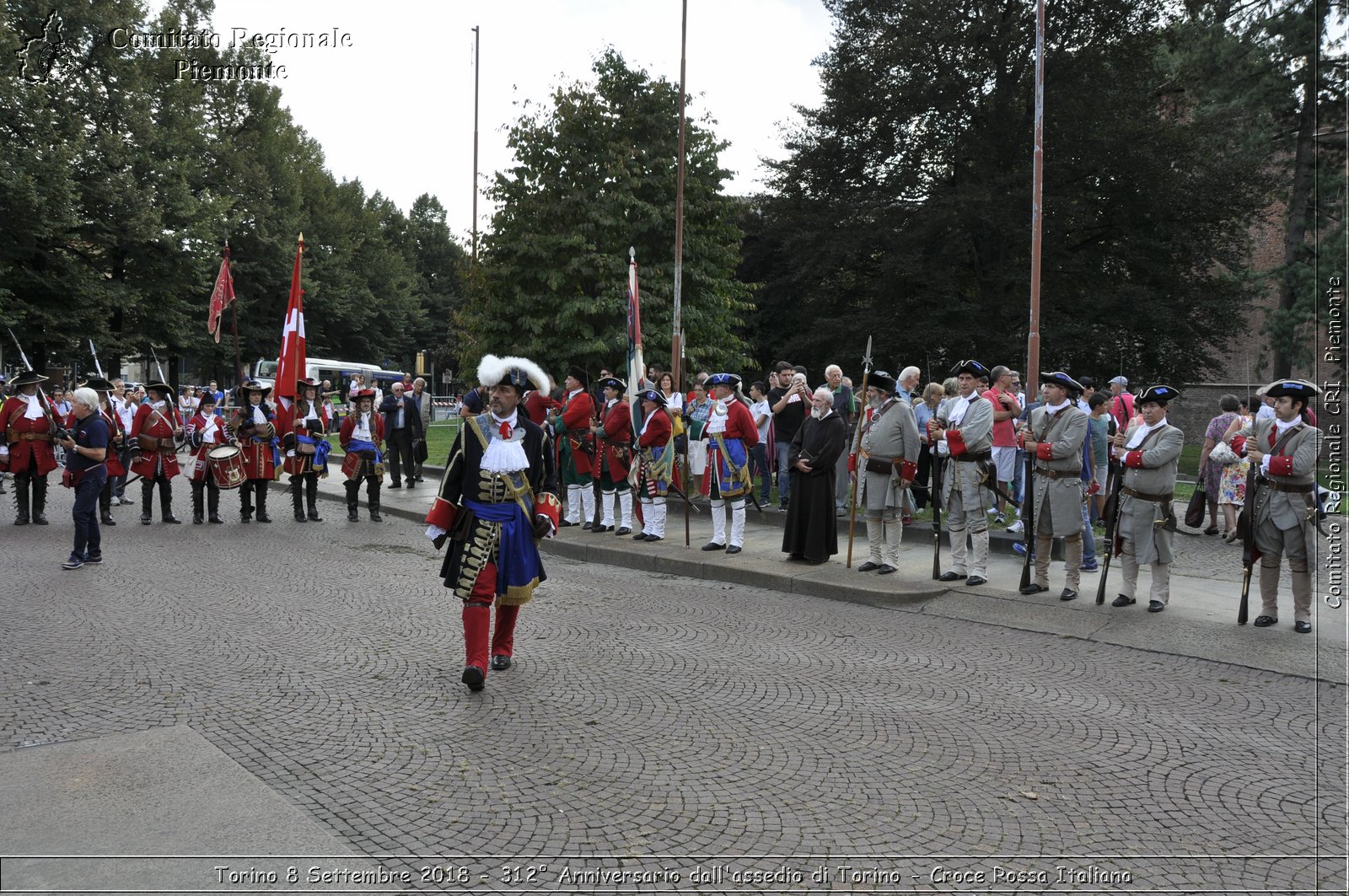 Torino 8 Settembre 2018 - 312 Anniversario dall'assedio di Torino - Croce Rossa Italiana- Comitato Regionale del Piemonte