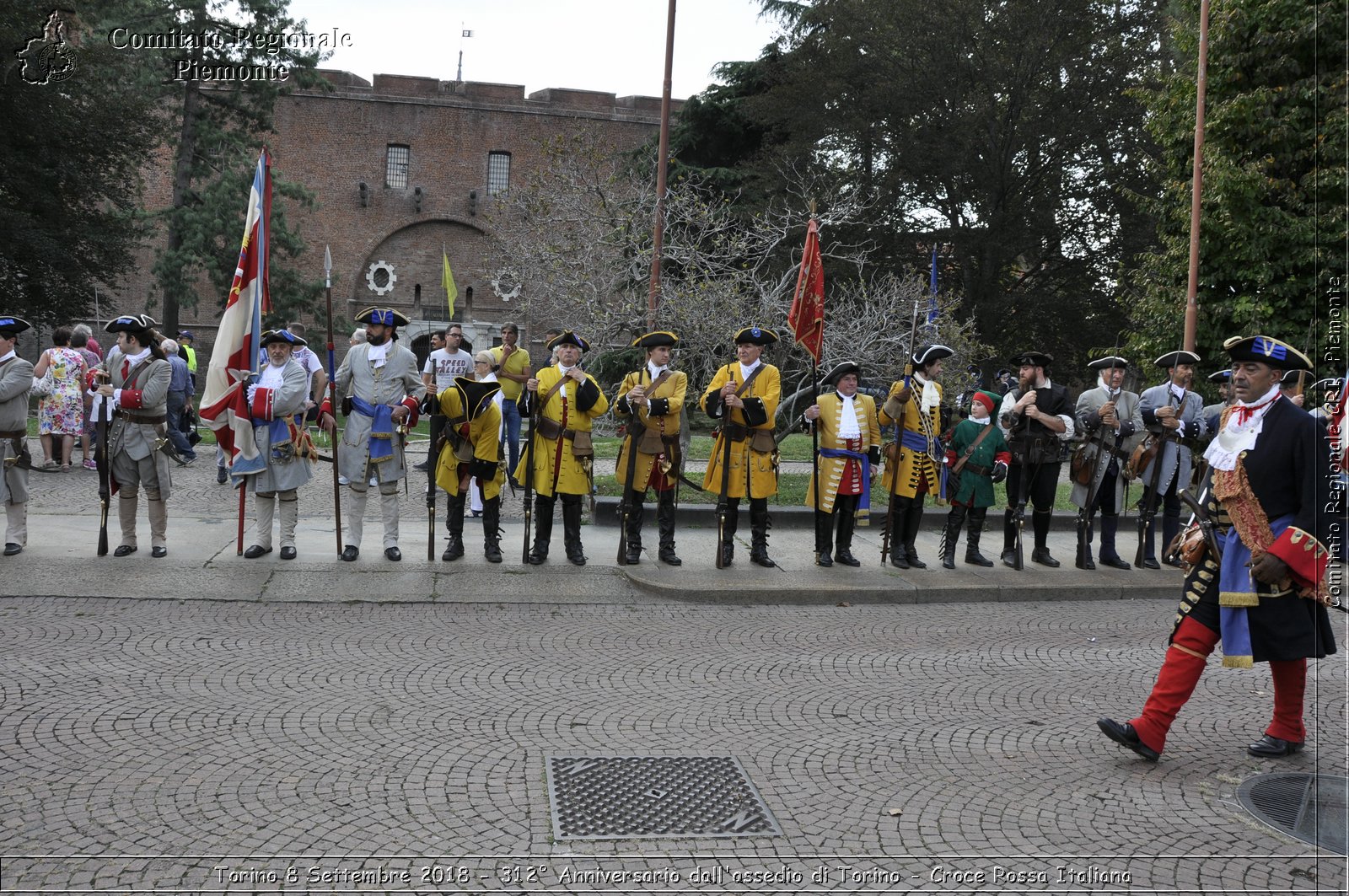 Torino 8 Settembre 2018 - 312 Anniversario dall'assedio di Torino - Croce Rossa Italiana- Comitato Regionale del Piemonte