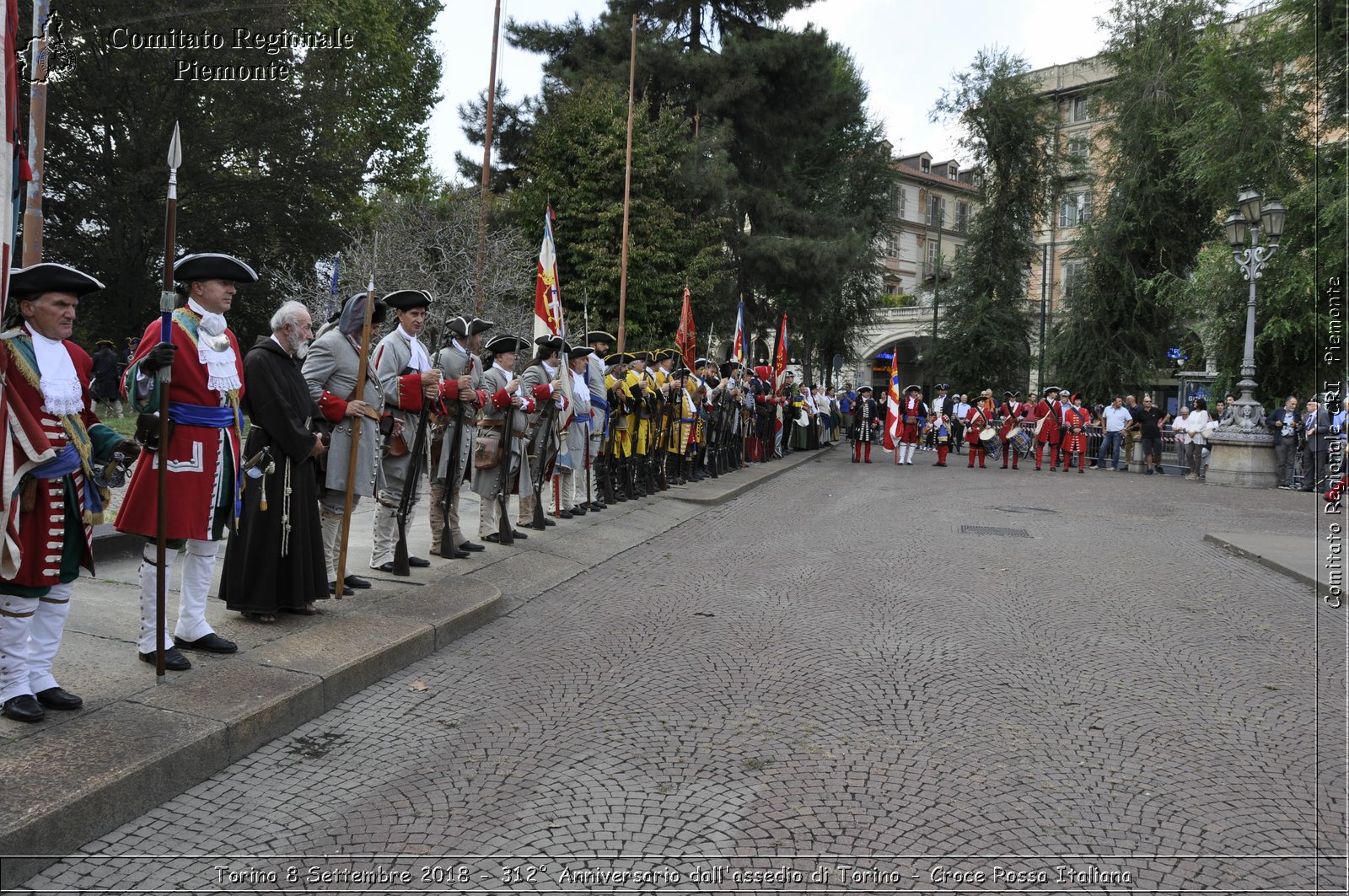 Torino 8 Settembre 2018 - 312 Anniversario dall'assedio di Torino - Croce Rossa Italiana- Comitato Regionale del Piemonte