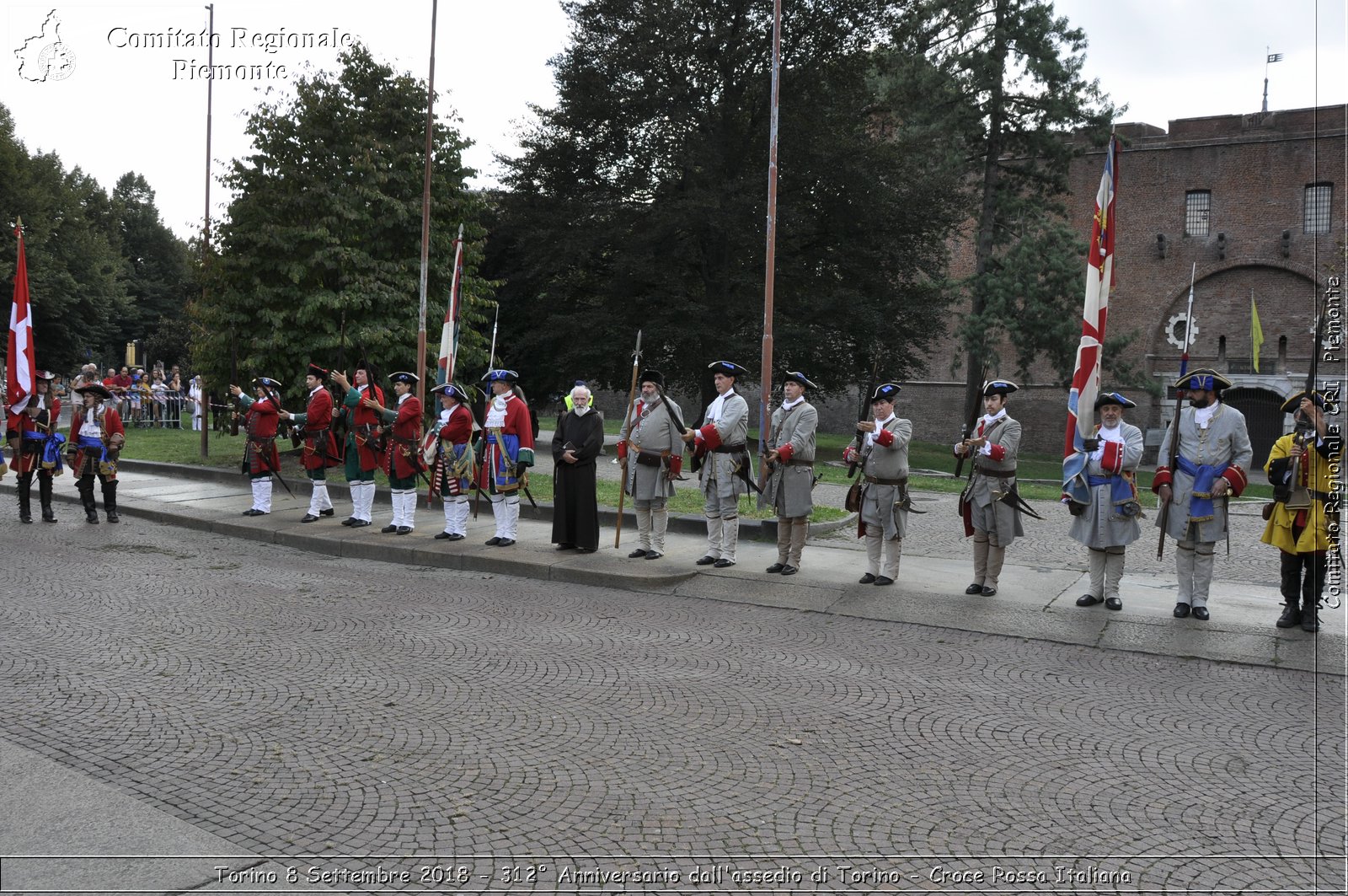 Torino 8 Settembre 2018 - 312 Anniversario dall'assedio di Torino - Croce Rossa Italiana- Comitato Regionale del Piemonte