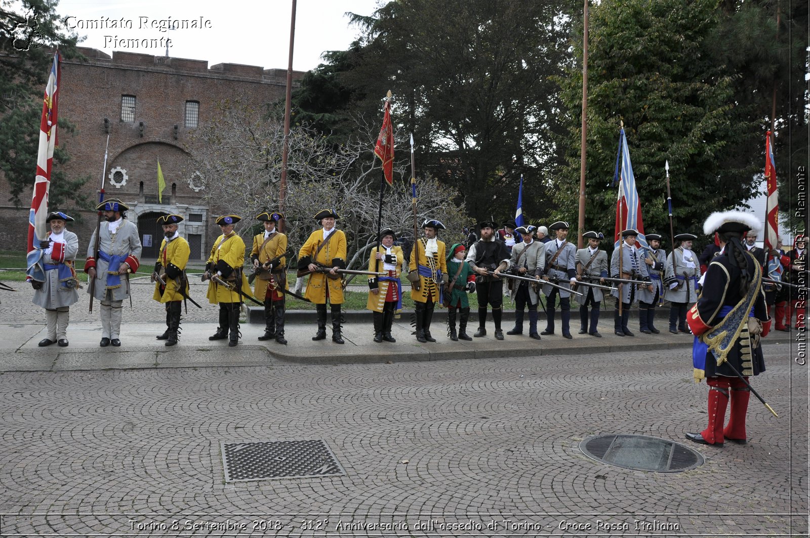 Torino 8 Settembre 2018 - 312 Anniversario dall'assedio di Torino - Croce Rossa Italiana- Comitato Regionale del Piemonte