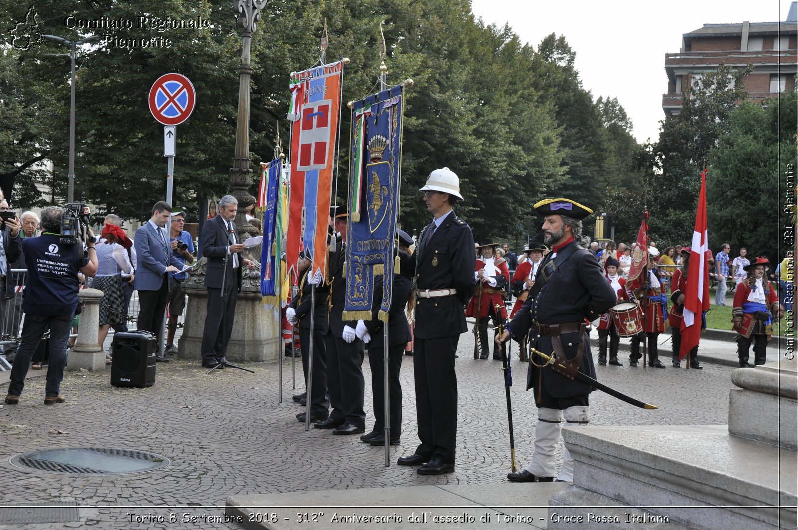 Torino 8 Settembre 2018 - 312 Anniversario dall'assedio di Torino - Croce Rossa Italiana- Comitato Regionale del Piemonte