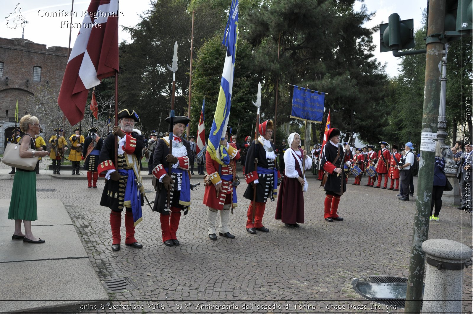 Torino 8 Settembre 2018 - 312 Anniversario dall'assedio di Torino - Croce Rossa Italiana- Comitato Regionale del Piemonte