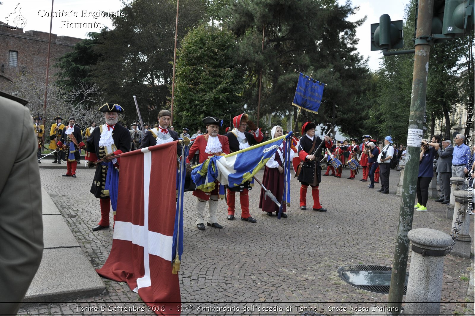 Torino 8 Settembre 2018 - 312 Anniversario dall'assedio di Torino - Croce Rossa Italiana- Comitato Regionale del Piemonte