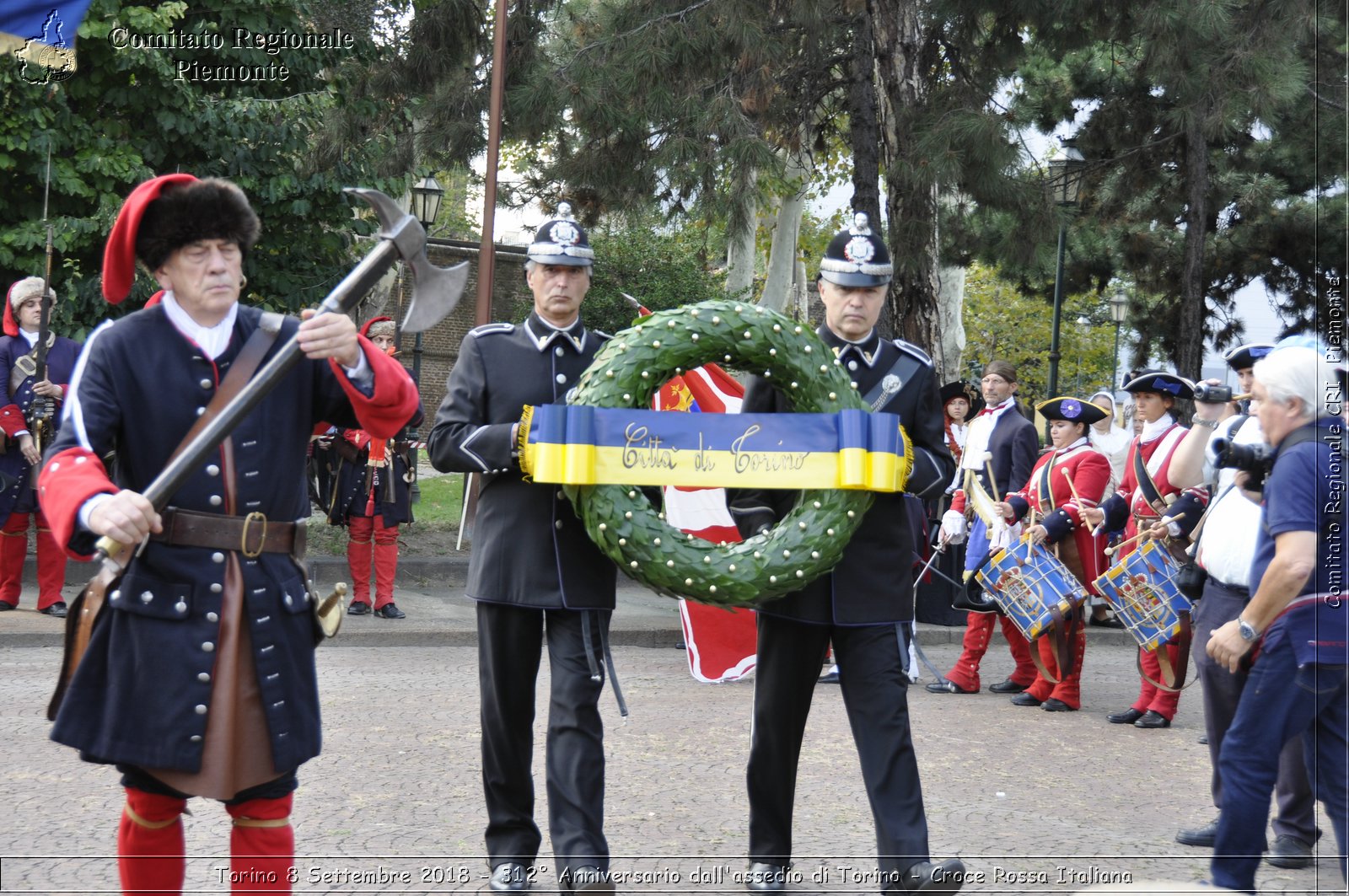 Torino 8 Settembre 2018 - 312 Anniversario dall'assedio di Torino - Croce Rossa Italiana- Comitato Regionale del Piemonte