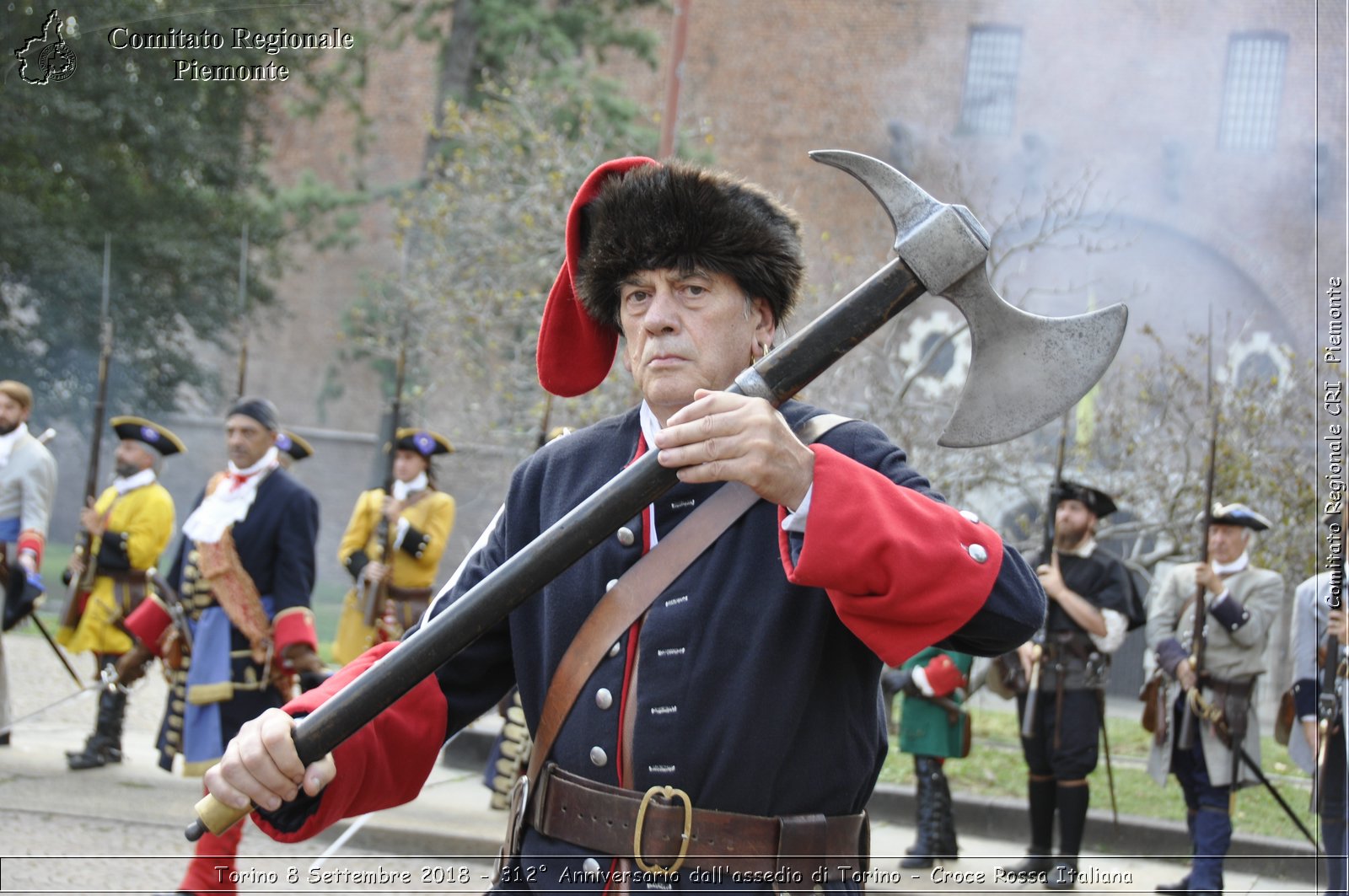 Torino 8 Settembre 2018 - 312 Anniversario dall'assedio di Torino - Croce Rossa Italiana- Comitato Regionale del Piemonte