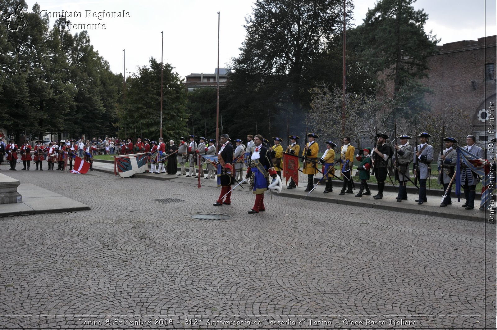 Torino 8 Settembre 2018 - 312 Anniversario dall'assedio di Torino - Croce Rossa Italiana- Comitato Regionale del Piemonte