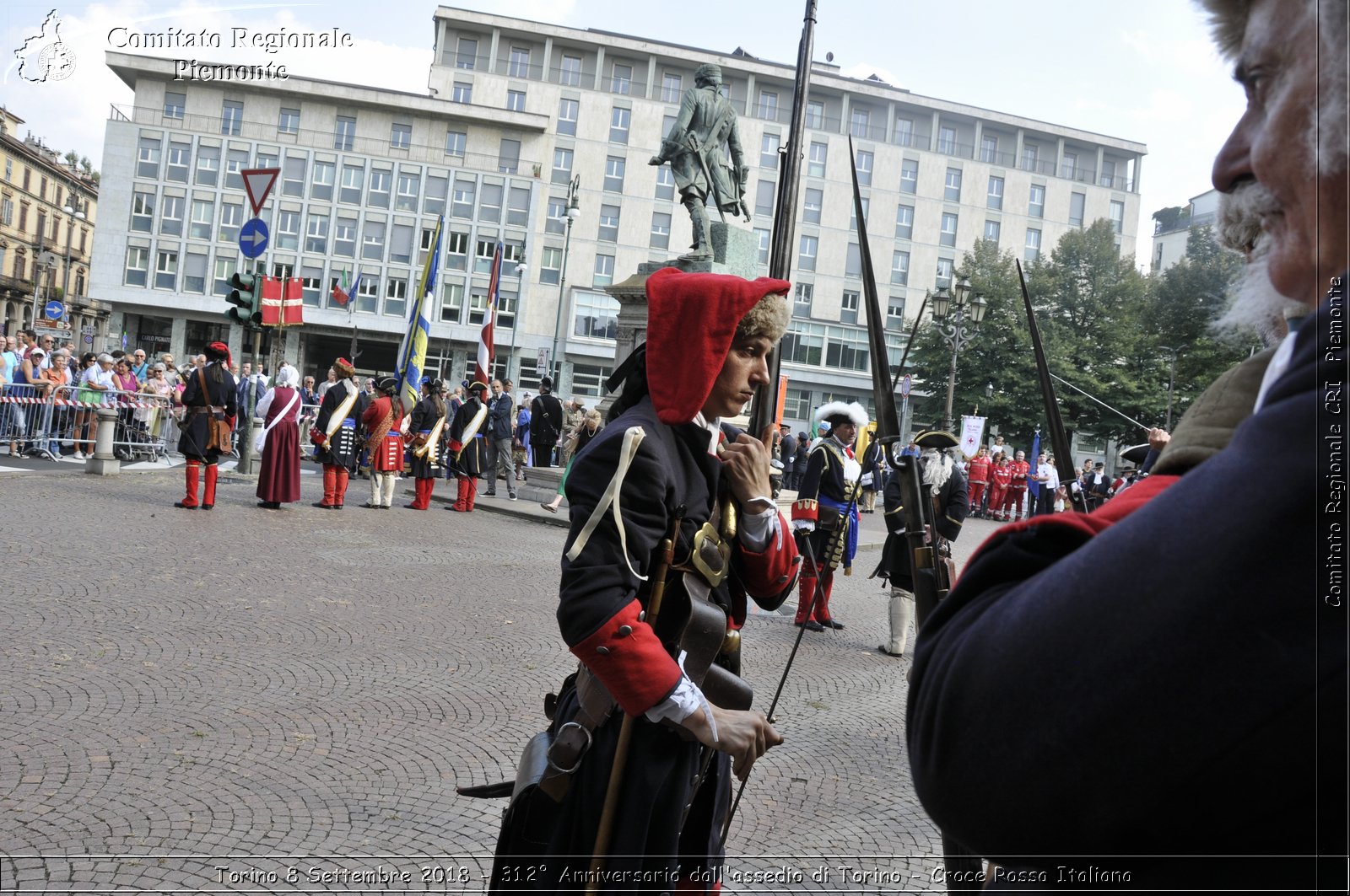 Torino 8 Settembre 2018 - 312 Anniversario dall'assedio di Torino - Croce Rossa Italiana- Comitato Regionale del Piemonte