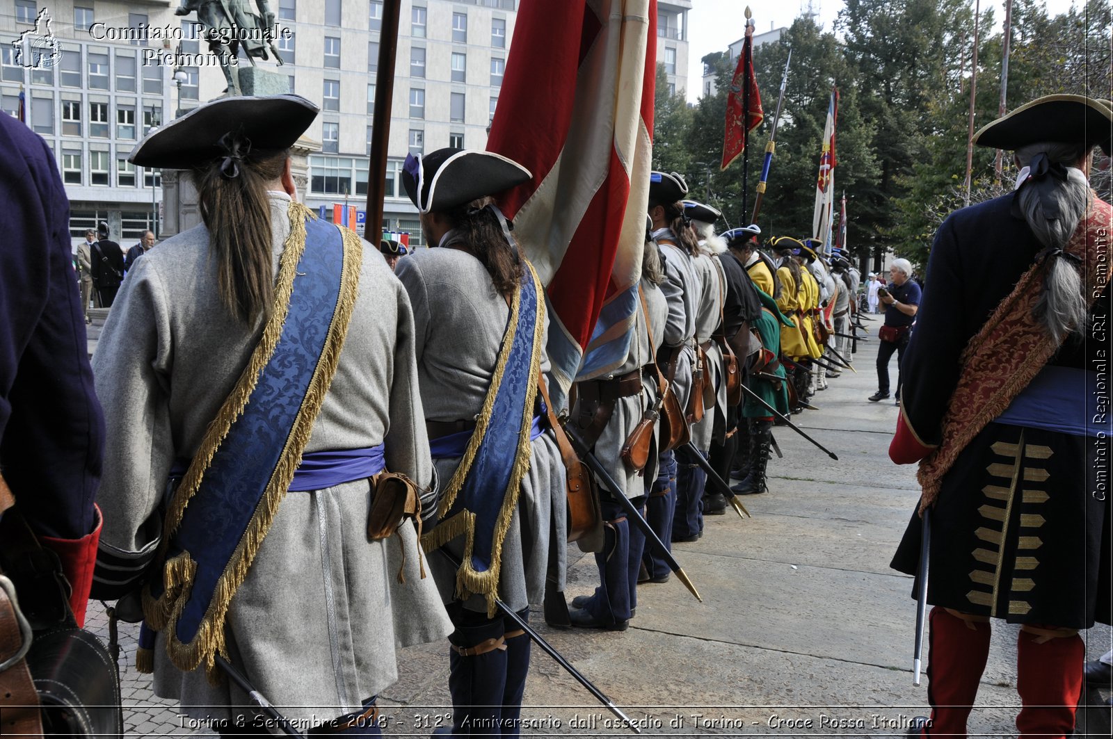 Torino 8 Settembre 2018 - 312 Anniversario dall'assedio di Torino - Croce Rossa Italiana- Comitato Regionale del Piemonte