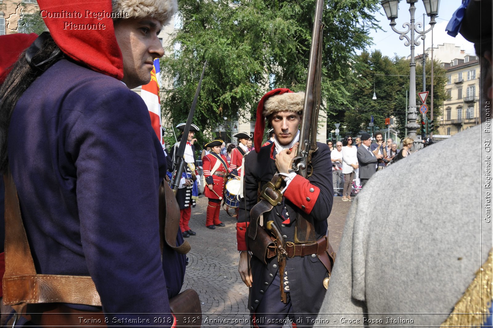 Torino 8 Settembre 2018 - 312 Anniversario dall'assedio di Torino - Croce Rossa Italiana- Comitato Regionale del Piemonte