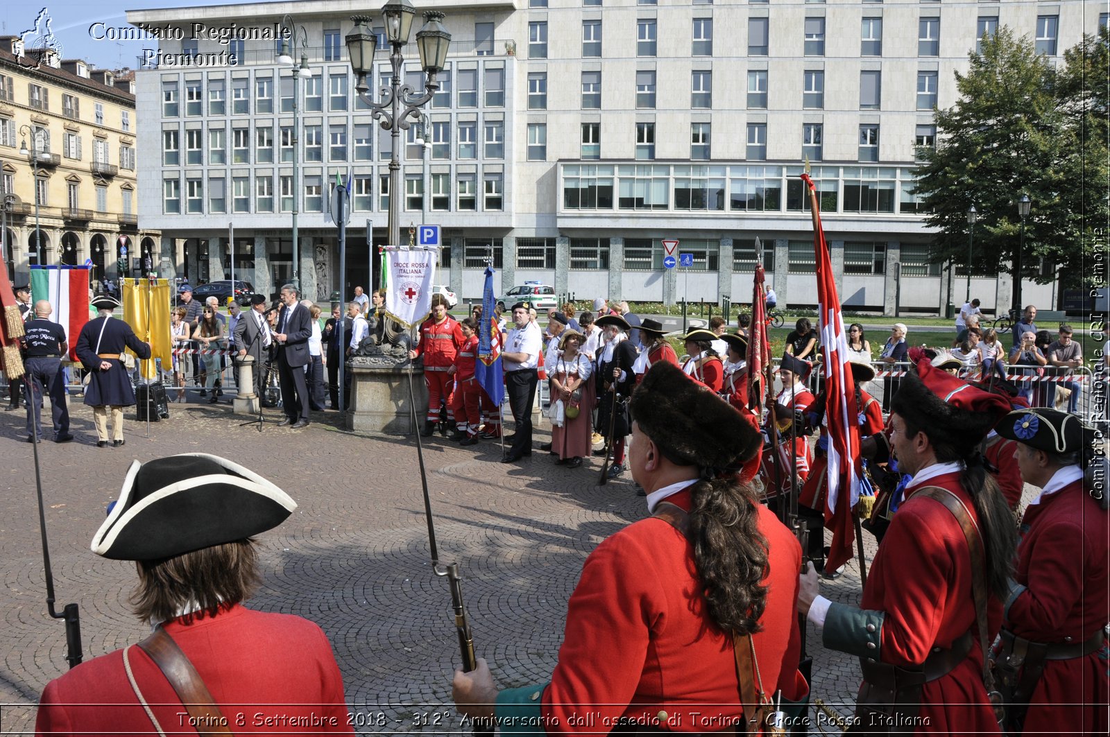 Torino 8 Settembre 2018 - 312 Anniversario dall'assedio di Torino - Croce Rossa Italiana- Comitato Regionale del Piemonte