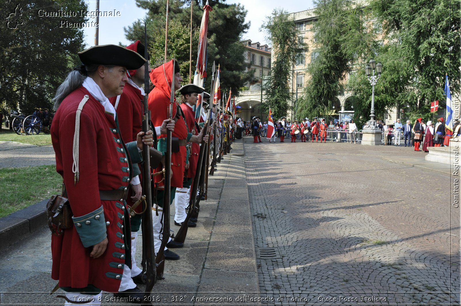 Torino 8 Settembre 2018 - 312 Anniversario dall'assedio di Torino - Croce Rossa Italiana- Comitato Regionale del Piemonte