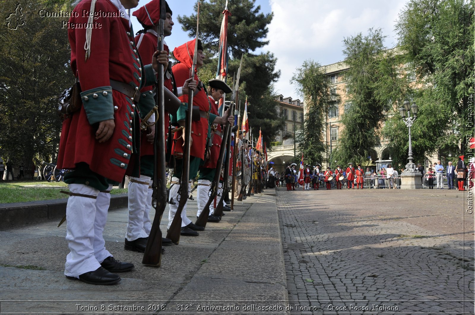 Torino 8 Settembre 2018 - 312 Anniversario dall'assedio di Torino - Croce Rossa Italiana- Comitato Regionale del Piemonte