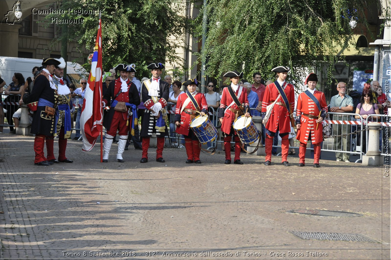 Torino 8 Settembre 2018 - 312 Anniversario dall'assedio di Torino - Croce Rossa Italiana- Comitato Regionale del Piemonte