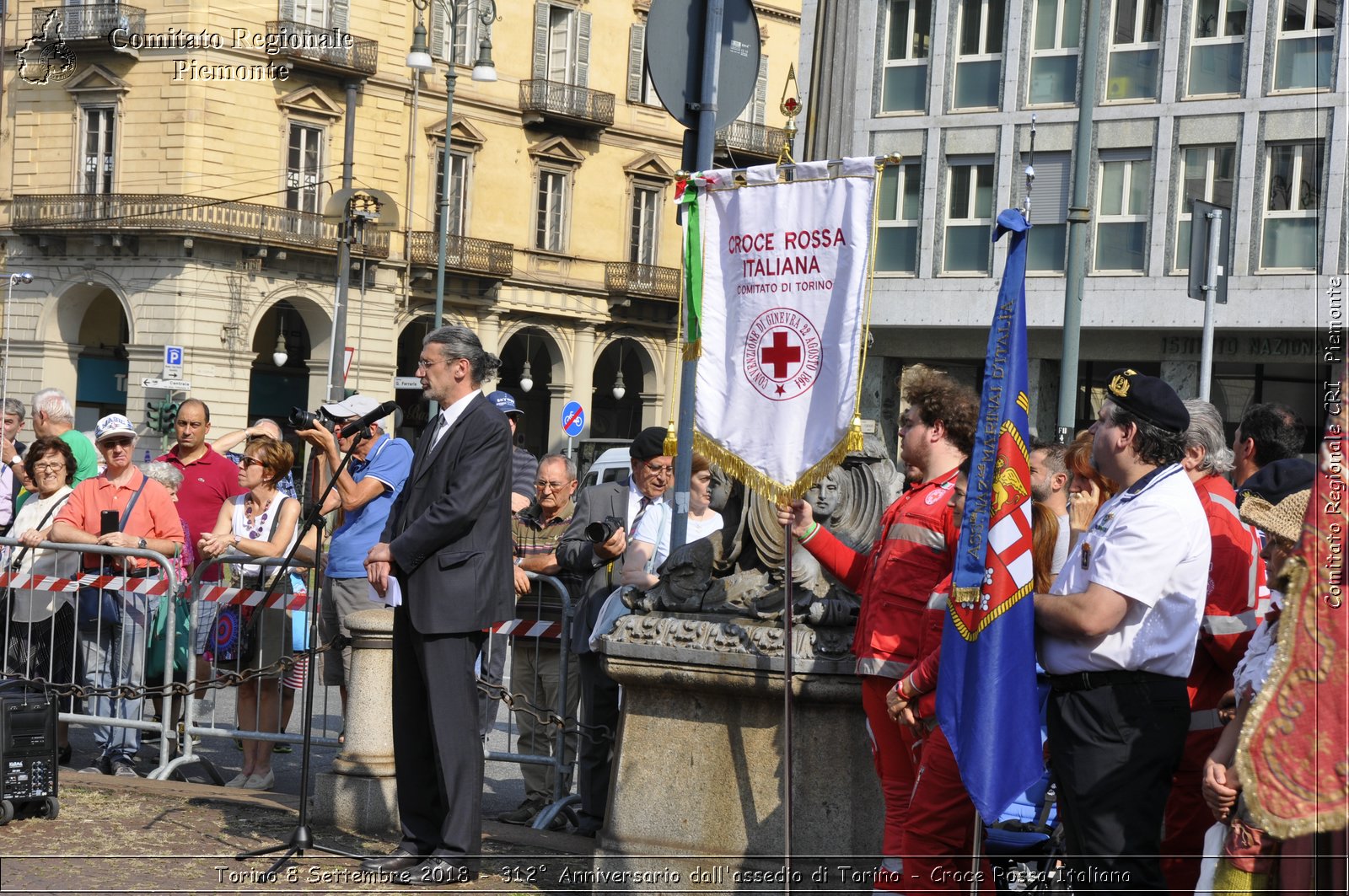 Torino 8 Settembre 2018 - 312 Anniversario dall'assedio di Torino - Croce Rossa Italiana- Comitato Regionale del Piemonte