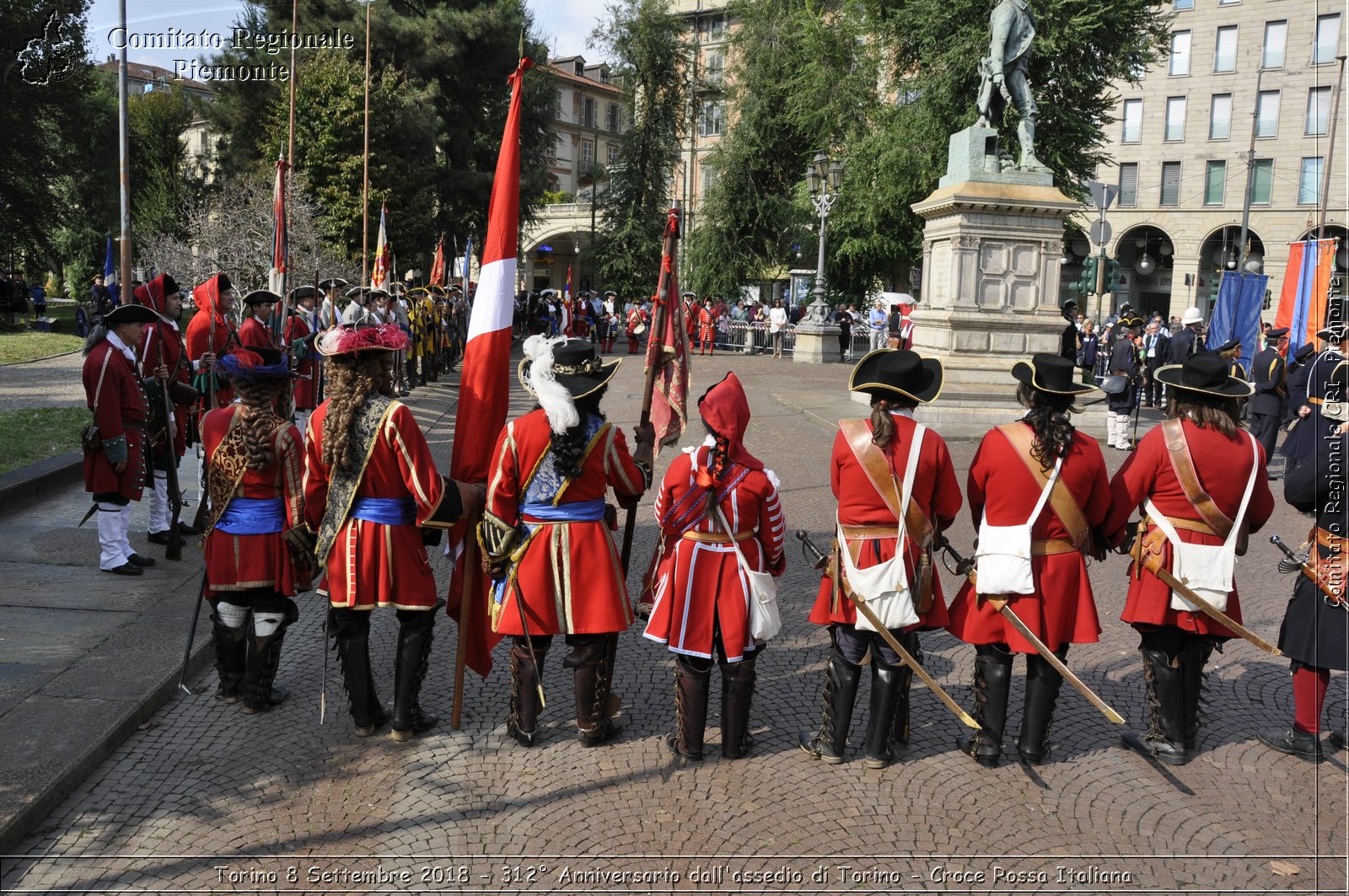 Torino 8 Settembre 2018 - 312 Anniversario dall'assedio di Torino - Croce Rossa Italiana- Comitato Regionale del Piemonte