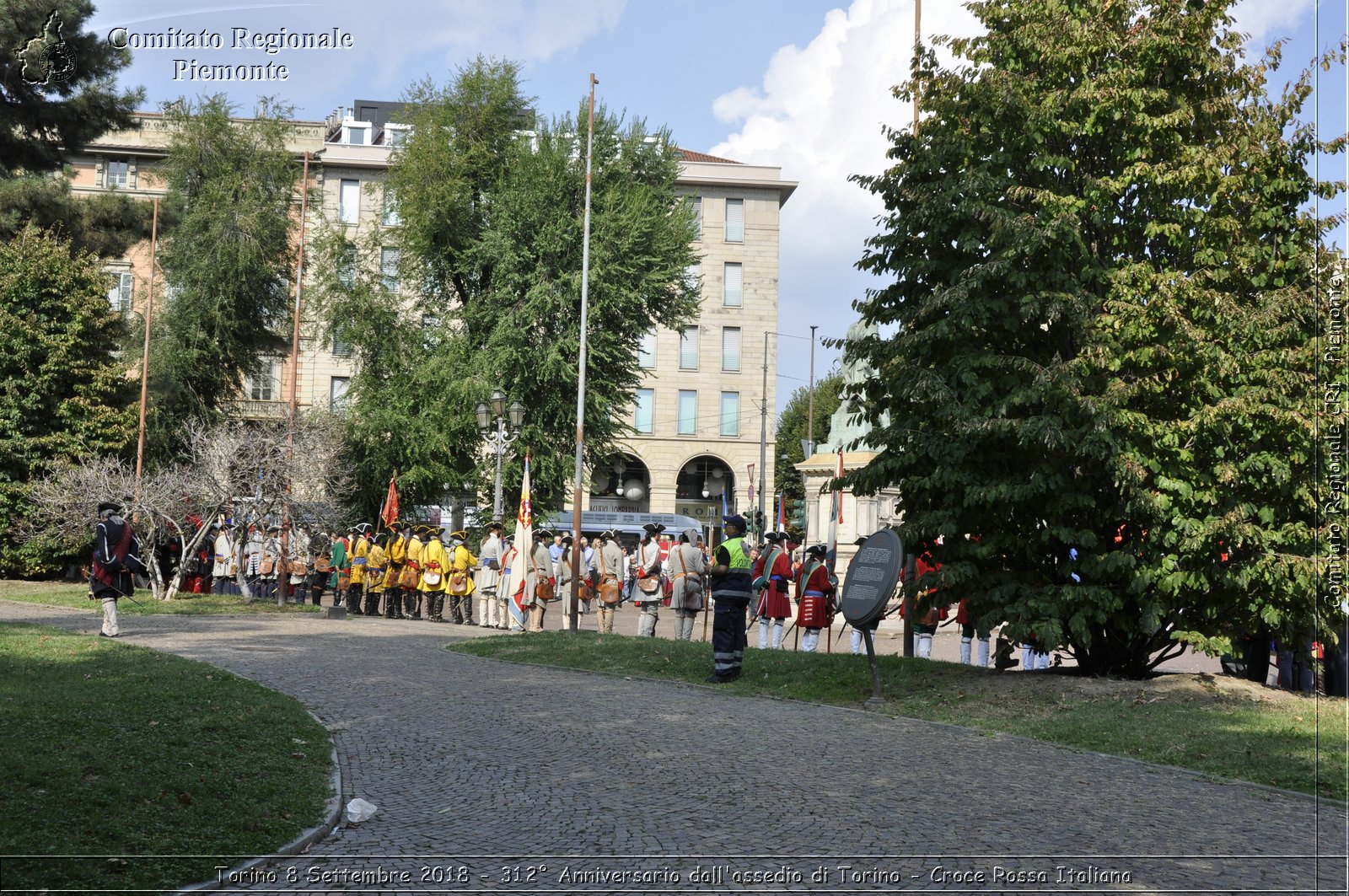 Torino 8 Settembre 2018 - 312 Anniversario dall'assedio di Torino - Croce Rossa Italiana- Comitato Regionale del Piemonte