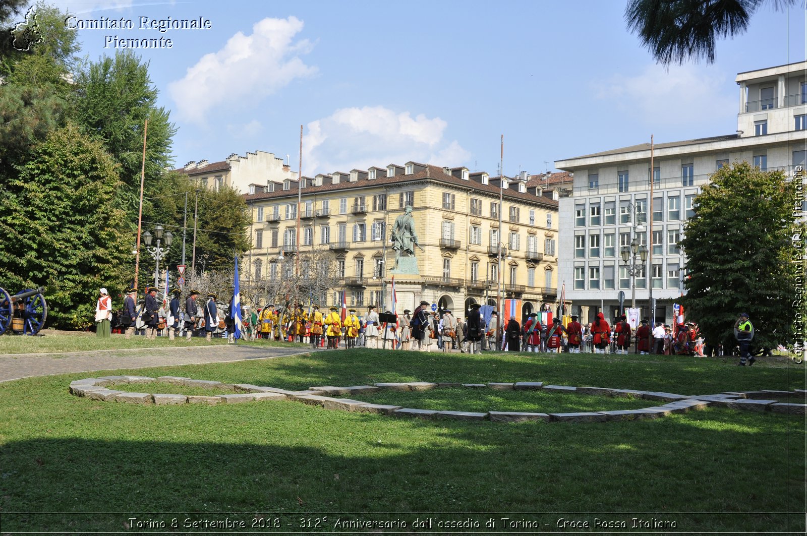 Torino 8 Settembre 2018 - 312 Anniversario dall'assedio di Torino - Croce Rossa Italiana- Comitato Regionale del Piemonte