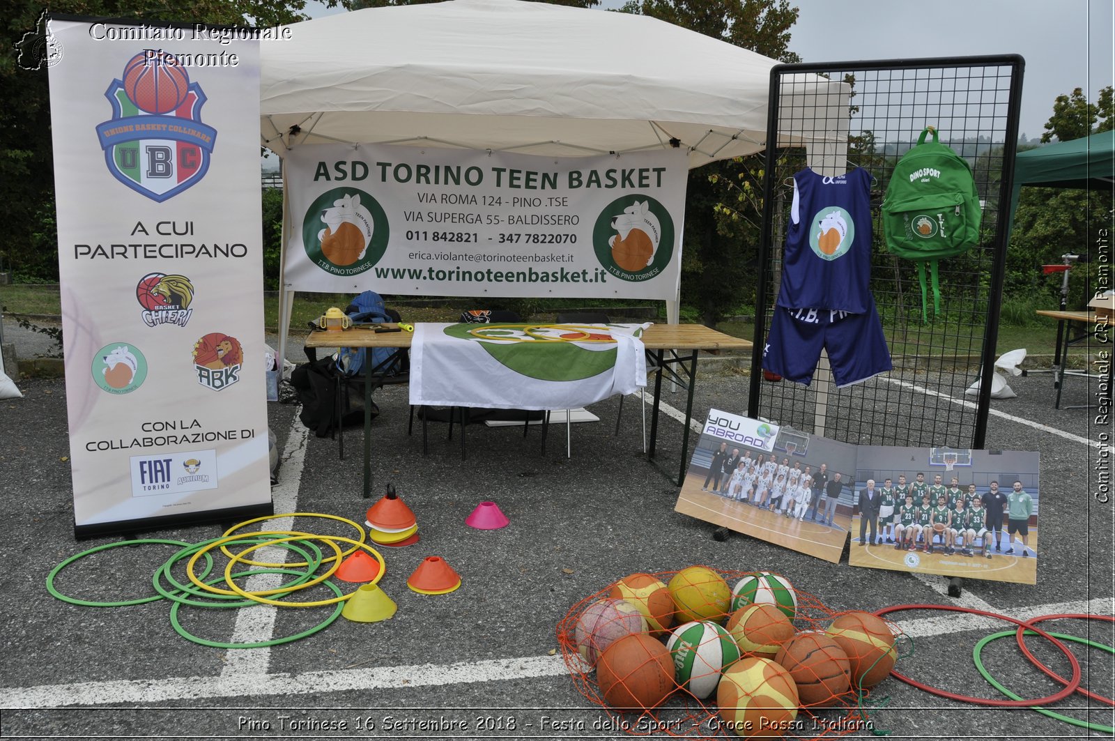 Pino Torinese 16 Settembre 2018 - Festa dello Sport - Croce Rossa Italiana- Comitato Regionale del Piemonte