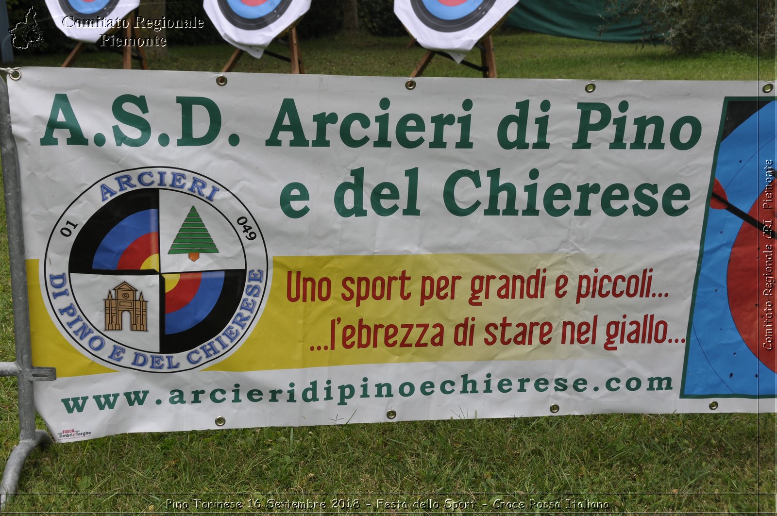 Pino Torinese 16 Settembre 2018 - Festa dello Sport - Croce Rossa Italiana- Comitato Regionale del Piemonte