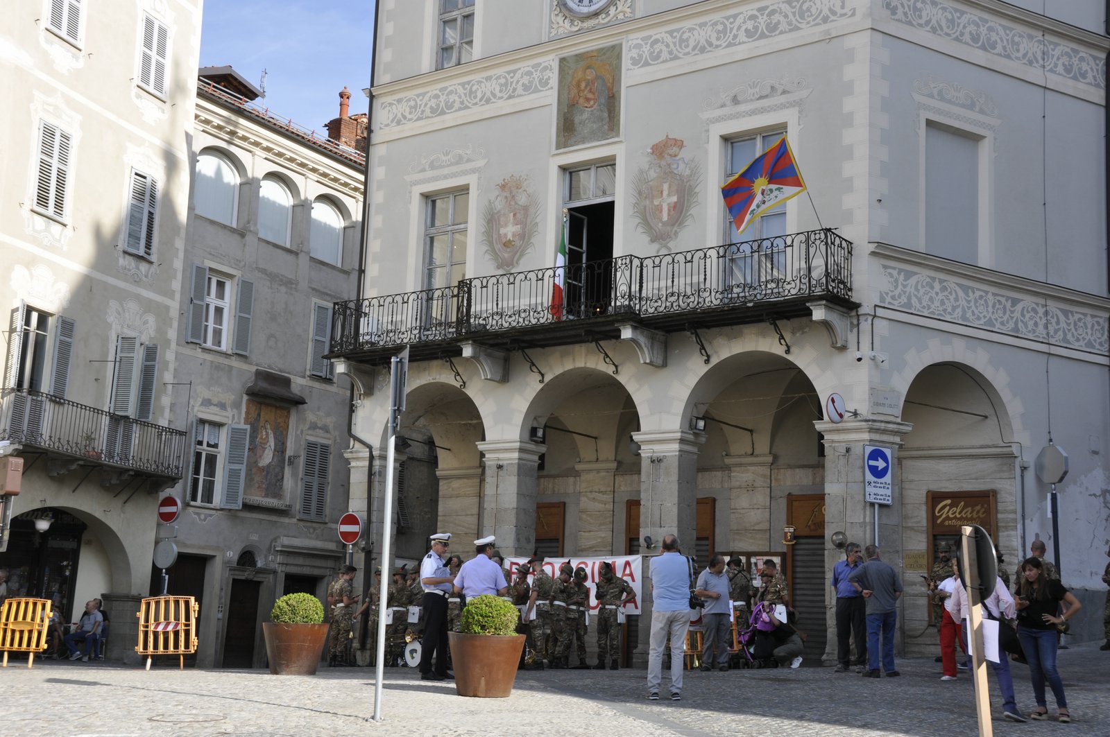 Torino 21 Settembre 2018 - 118 campo per il volo notturno del 118 - Croce Rossa Italiana- Comitato Regionale del Piemonte