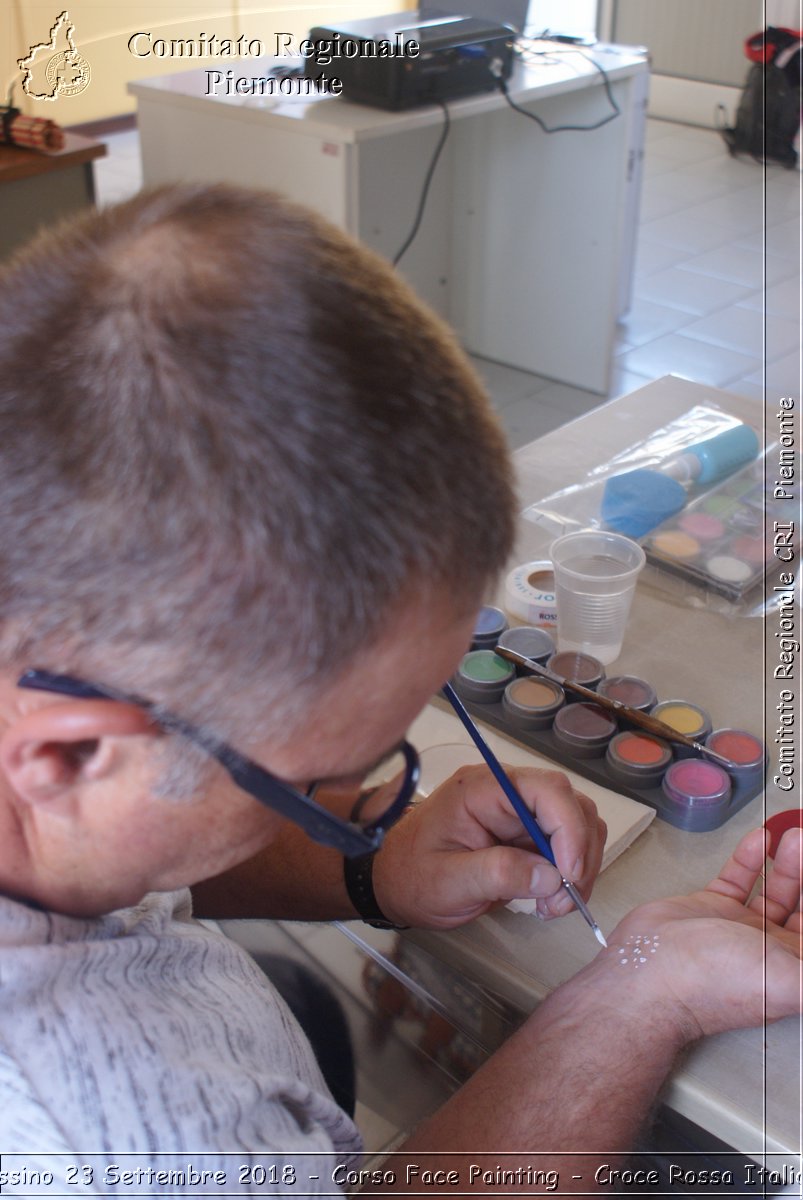 Gassino 23 Settembre 2018 - Corso Face Painting - Croce Rossa Italiana- Comitato Regionale del Piemonte