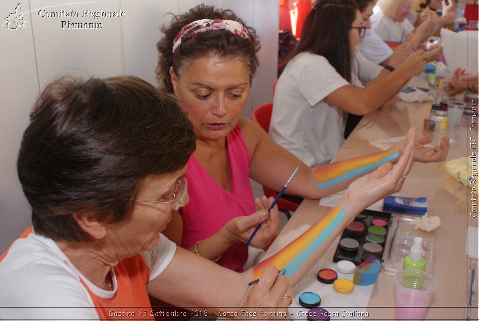 Gassino 23 Settembre 2018 - Corso Face Painting - Croce Rossa Italiana- Comitato Regionale del Piemonte